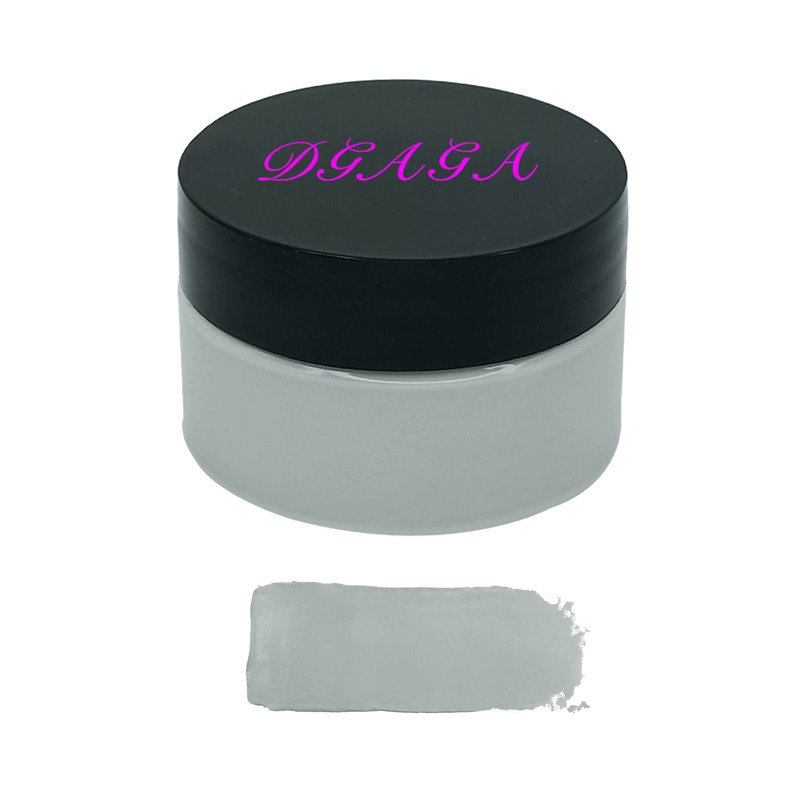 DGAGA Chalk Paste Self-Adhesive Stencils - Gray Screen Printing Ink for DIY Crafts, Home Decor, Wood Signs, Canvas & Glass - Perfect for Mesh Transfer, Chalkboard Art, Wall Decals & Personalized Gifts