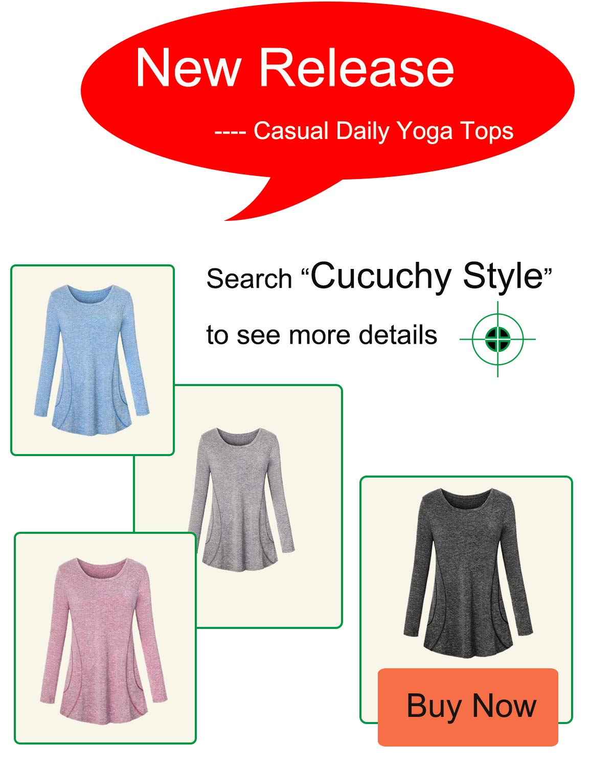 Cucuchy Women's Yoga Tops - Flowy Fitness Workout Shirts Short Sleeve Activewear for Yoga, Gym & Running | Breathable & Comfortable