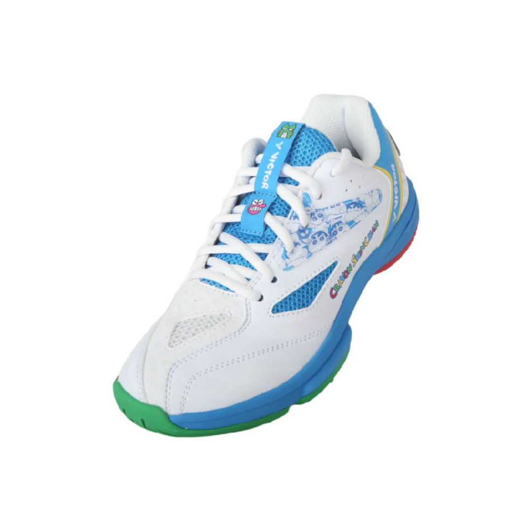 Victor A39JRCS Crayon Shinchan Kids' Sneakers - Lightweight & Comfortable Junior Court Shoes for Boys & Girls - Perfect for School, Playground & Daily Activities