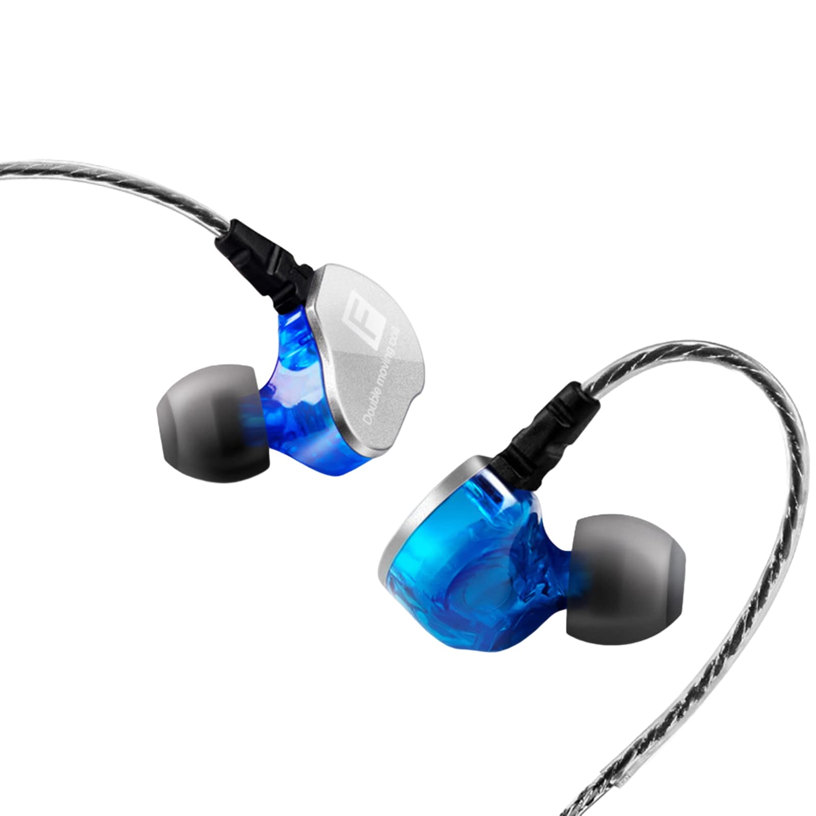 ONWRACE Wired Gaming Headset with 3.5mm Jack - Noise Cancelling In-Ear Earbuds for PC, Laptop, Mobile (Blue) - Perfect for Online Gaming, Video Calls & Music Listening