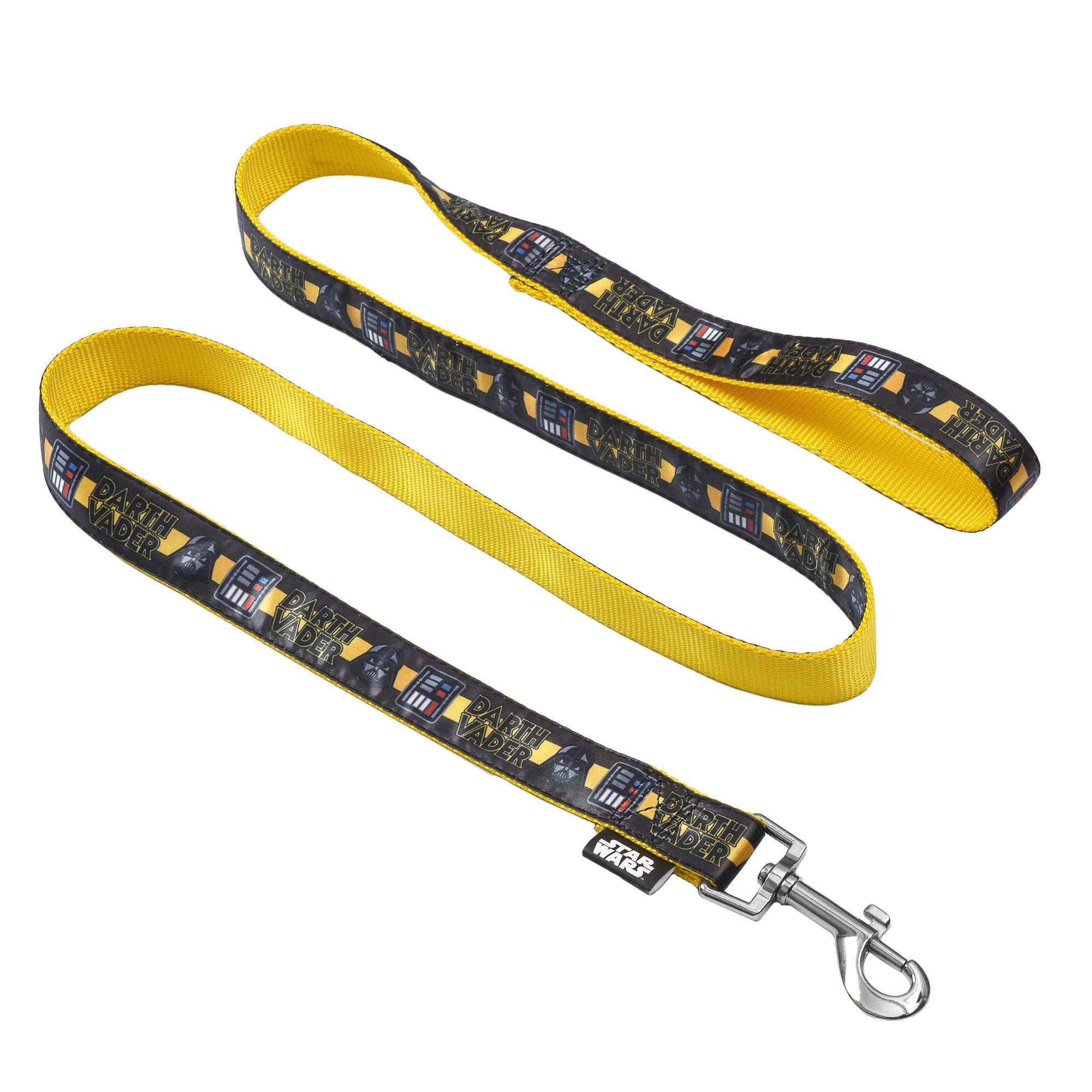 Star Wars Darth Vader 6 Foot (72 Inch) Dog Leash for All Breeds | Officially Licensed Pet Accessory for Small Medium Large Dogs | Perfect for Walks, Training & Star Wars Fans