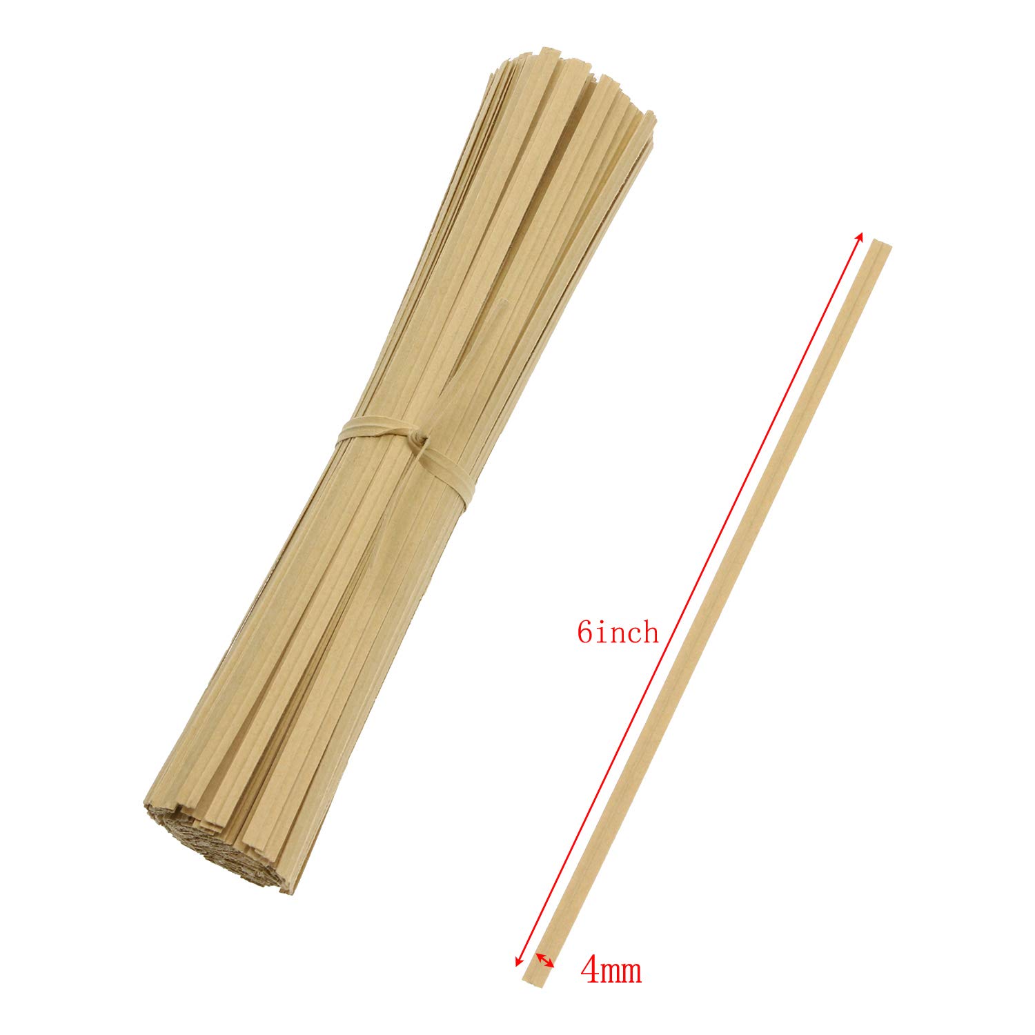ONLYKXY 1000-Pack 6-Inch Kraft Paper Twist Ties for Bread Bags, Candy Packaging, Gift Wrapping & Food Storage - Eco-Friendly & Durable Bag Closures (Brown)