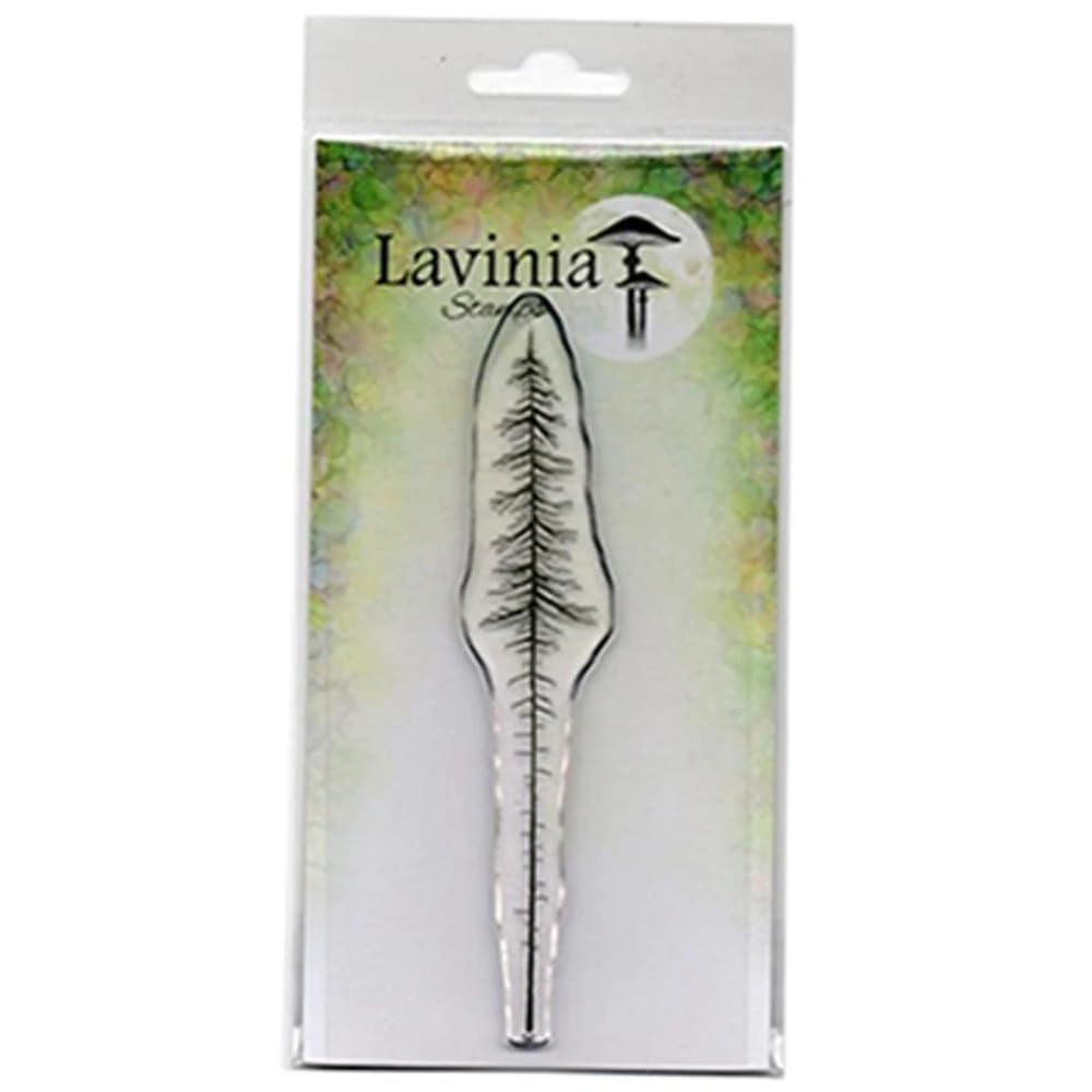 Lavinia Stamps Red Pine Small - Handmade Rubber Stamps for Card Making, Scrapbooking & DIY Crafts - Perfect for Greeting Cards, Invitations, and Paper Projects