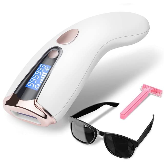 Best Hair Removal Device for Men & Women - Upgraded Epilator for Face, Body & Bikini Line - Painless & Long-Lasting Smooth Skin at Home