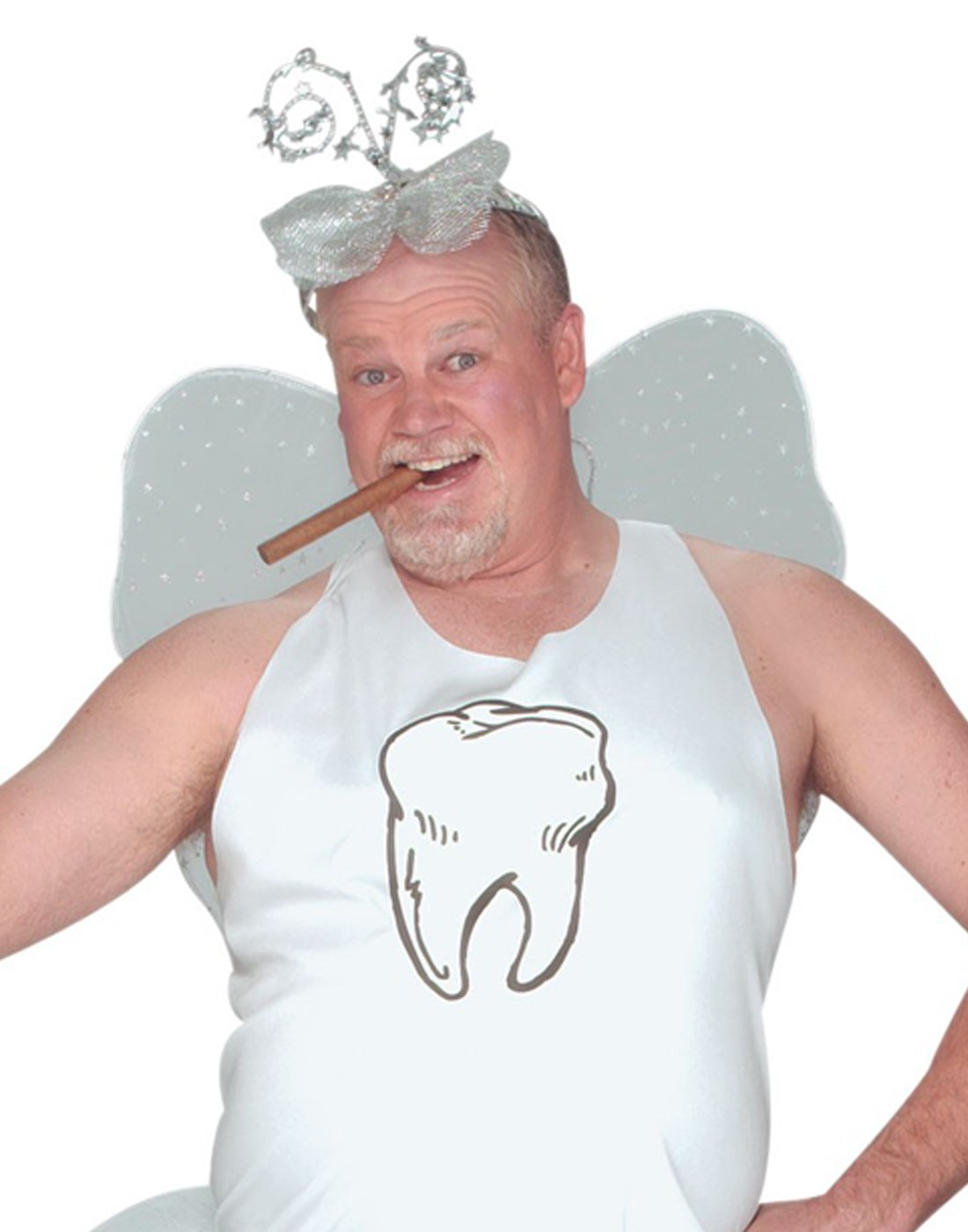 Tooth Fairy Plus Size Costume for Adults - Magical Fairy Dress for Halloween, Cosplay & Themed Parties