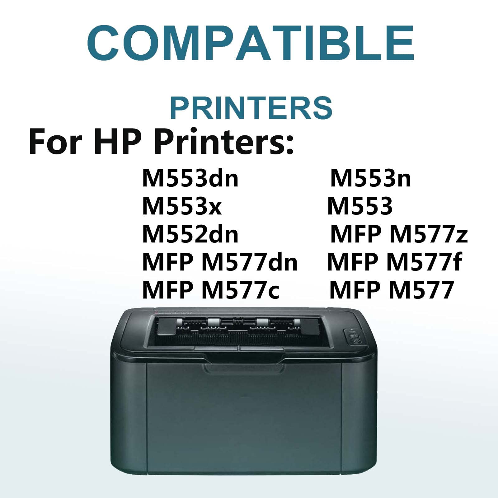 2-Pack High Yield Replacement Toner Cartridge for HP CF362A 508A - Compatible with M553, M552dn & MFP M577z Printers - Yellow Ink - Perfect for Office & Home Printing Needs
