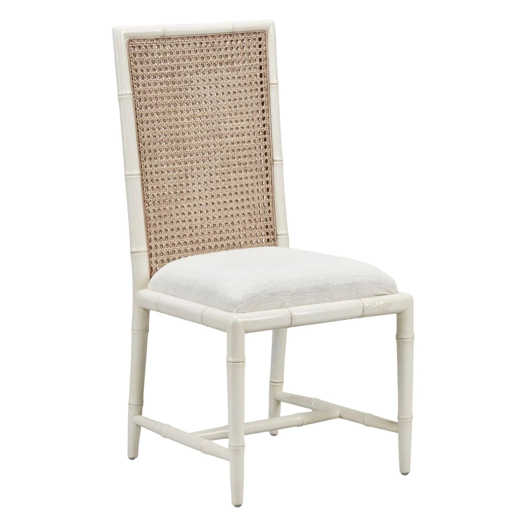 Eco-Friendly Bamboo Dining Chairs with Woven Cane Backs - Modern Kitchen & Dining Room Furniture for Home, Restaurant, and Cafe Use