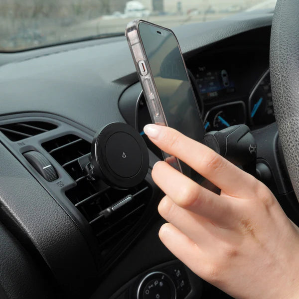 LBT Magnetic Car Phone Mount - Strong Vent Clip Holder for iPhone, Samsung & Smartphones - Perfect for Driving, Navigation & Hands-Free Calls