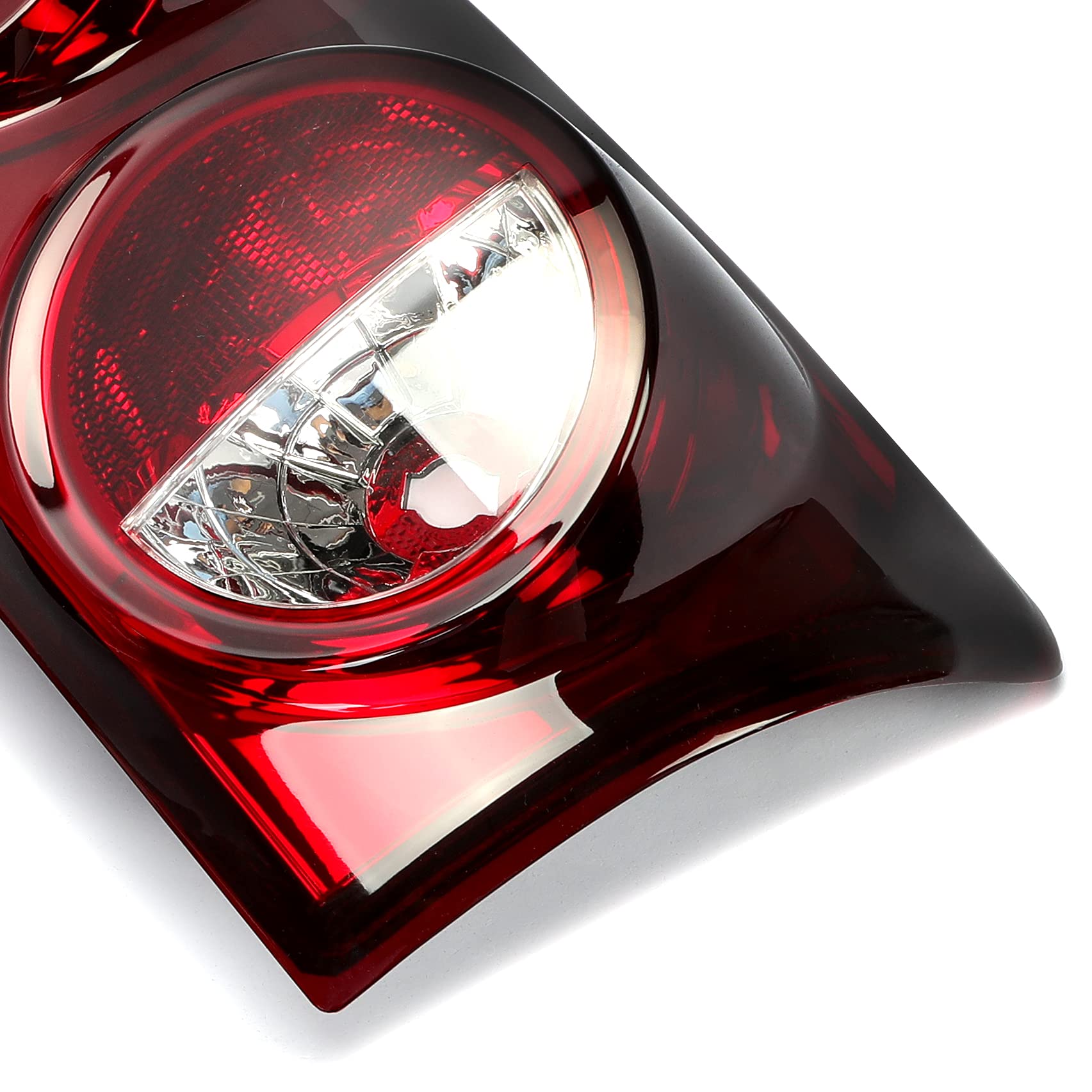 HECASA Pair of LED Tail Lights Compatible with 2007-2009 Dodge Ram 1500/2500/3500 Pickup Truck - Replacement for 55277303AB, CH2800165, 55277302AB, CH2801165 - Durable & Weatherproof Taillight Assembly for Enhanced Nighttime Safety & Style