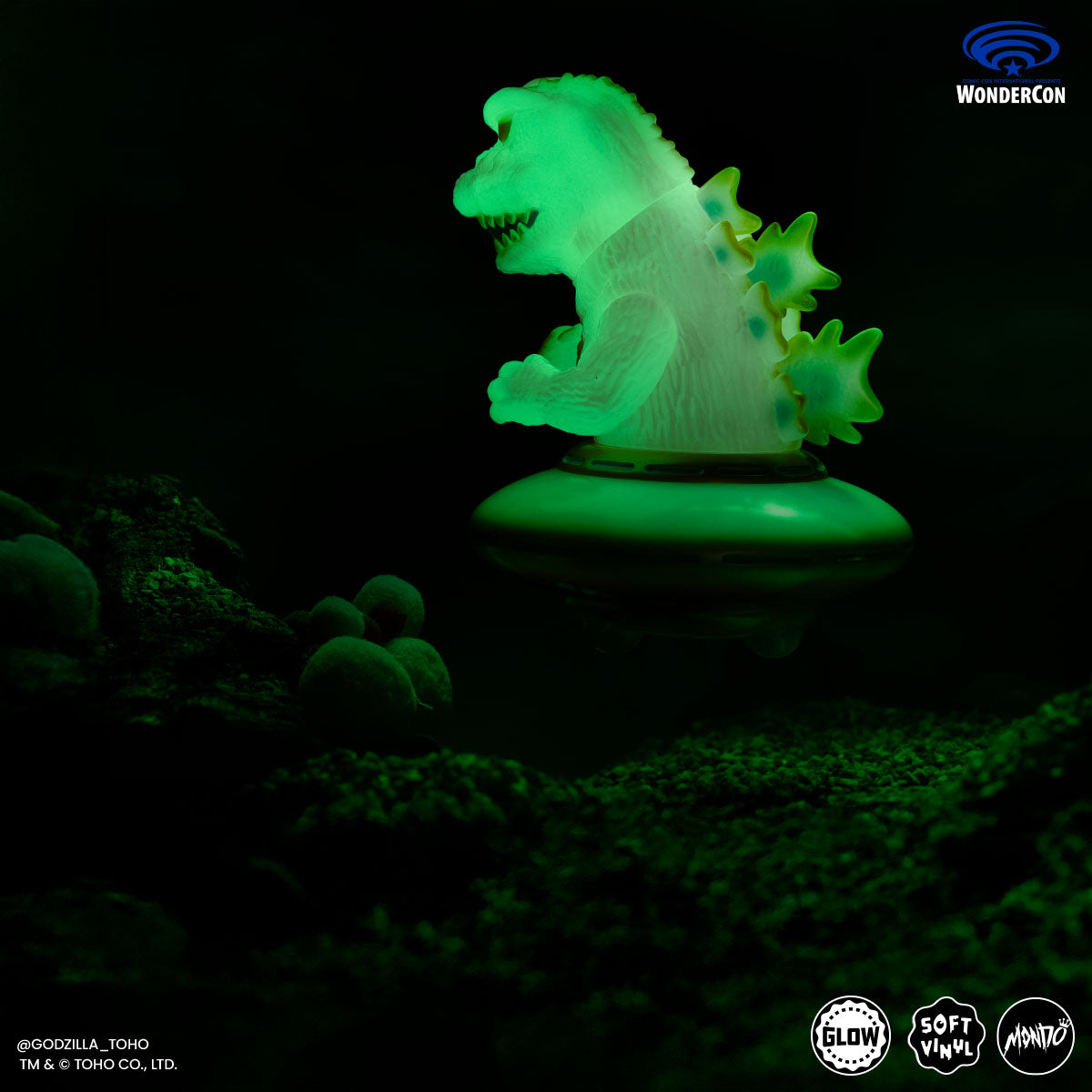 Godzilla UFO Soft Vinyl Figure - Cherry Blossom Limited Edition Collectible Toy for Anime Fans | Perfect for Display, Gifts & Pop Culture Collections