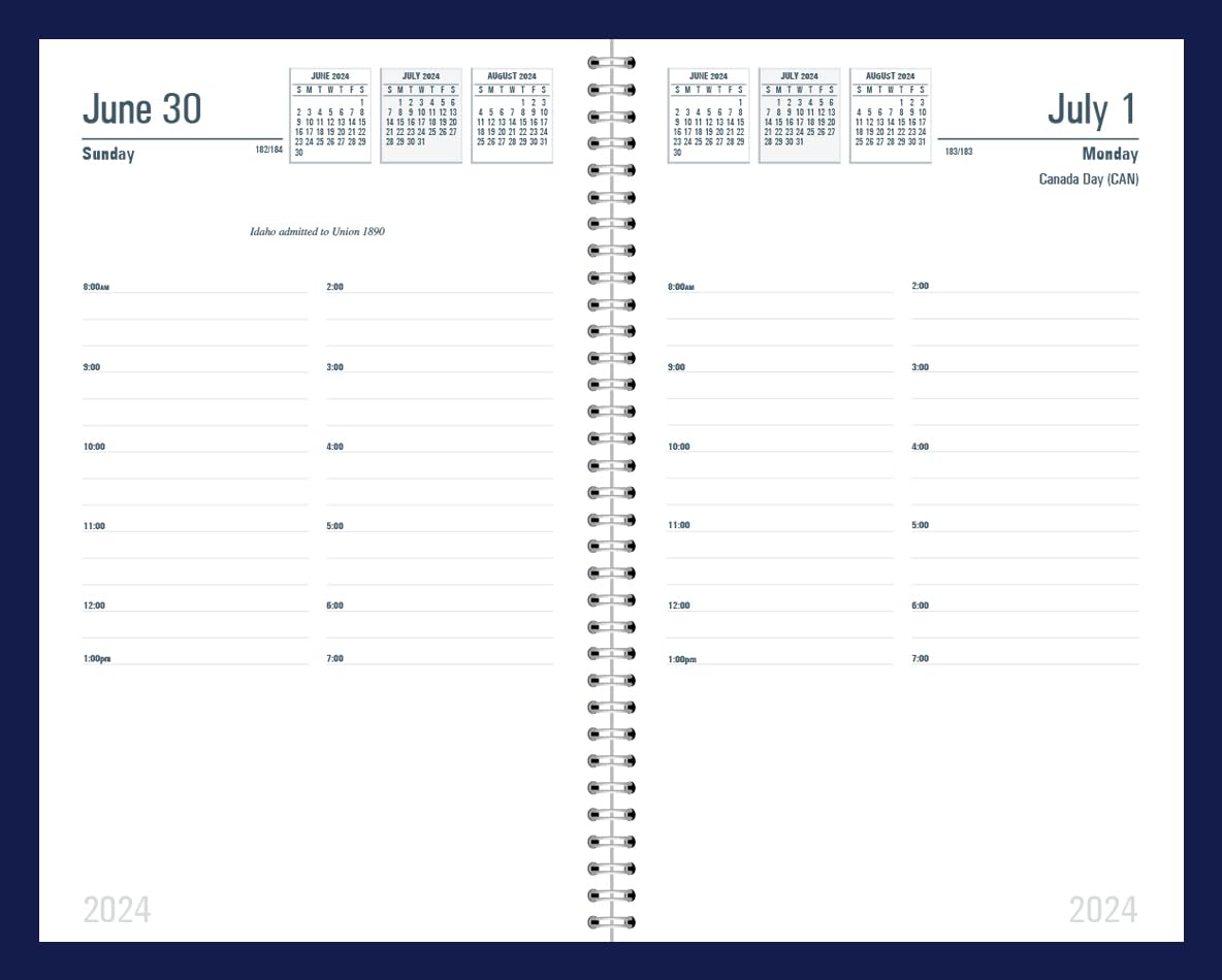 House of Doolittle 2024-2025 Academic Daily Planner - 5.25