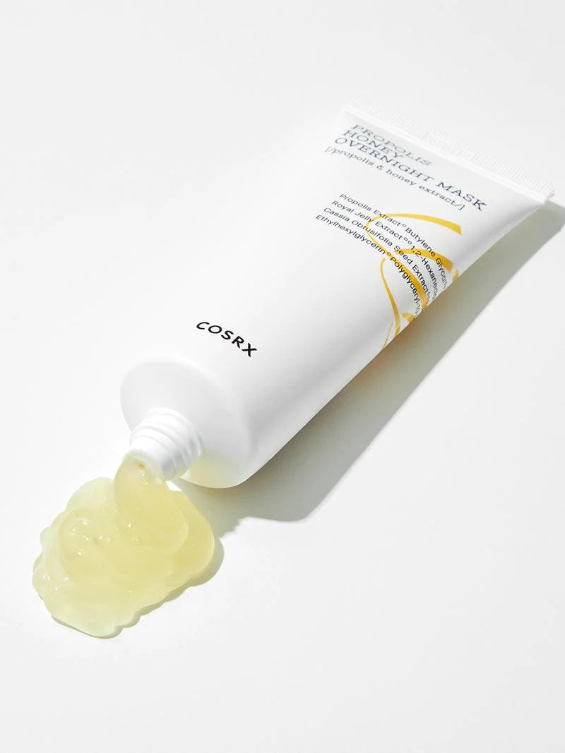 COSRX Propolis Honey Overnight Mask 60ml - Hydrating & Nourishing Face Mask for Dry Skin | Perfect for Nighttime Skincare Routine & Glowing Skin