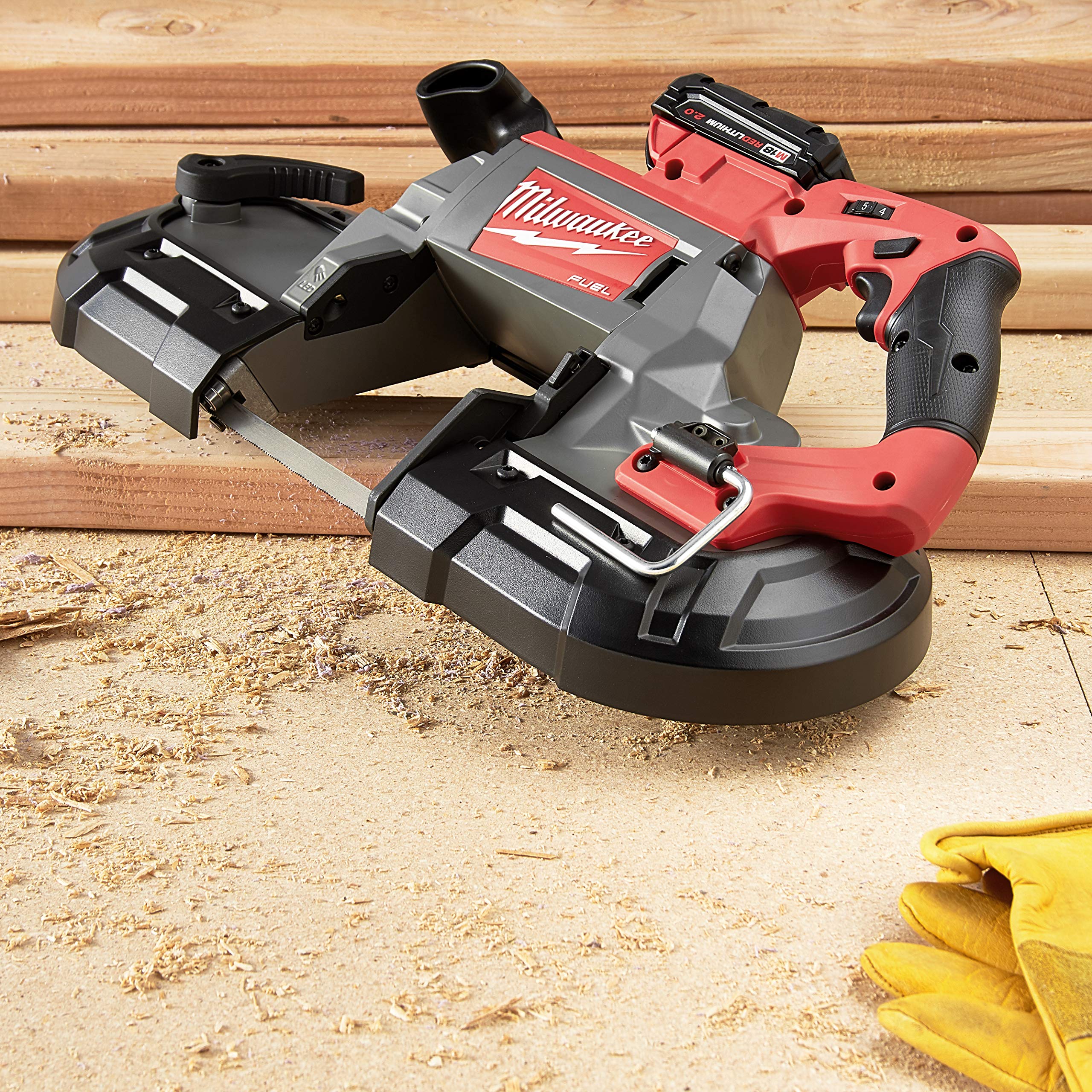 MILWAUKEE 2729-20 M18 FUEL Deep Cut Band Saw - Cordless Power Tool for Metal Cutting, Pipe Work & Construction Projects | Heavy Duty Portable Band Saw for Professionals