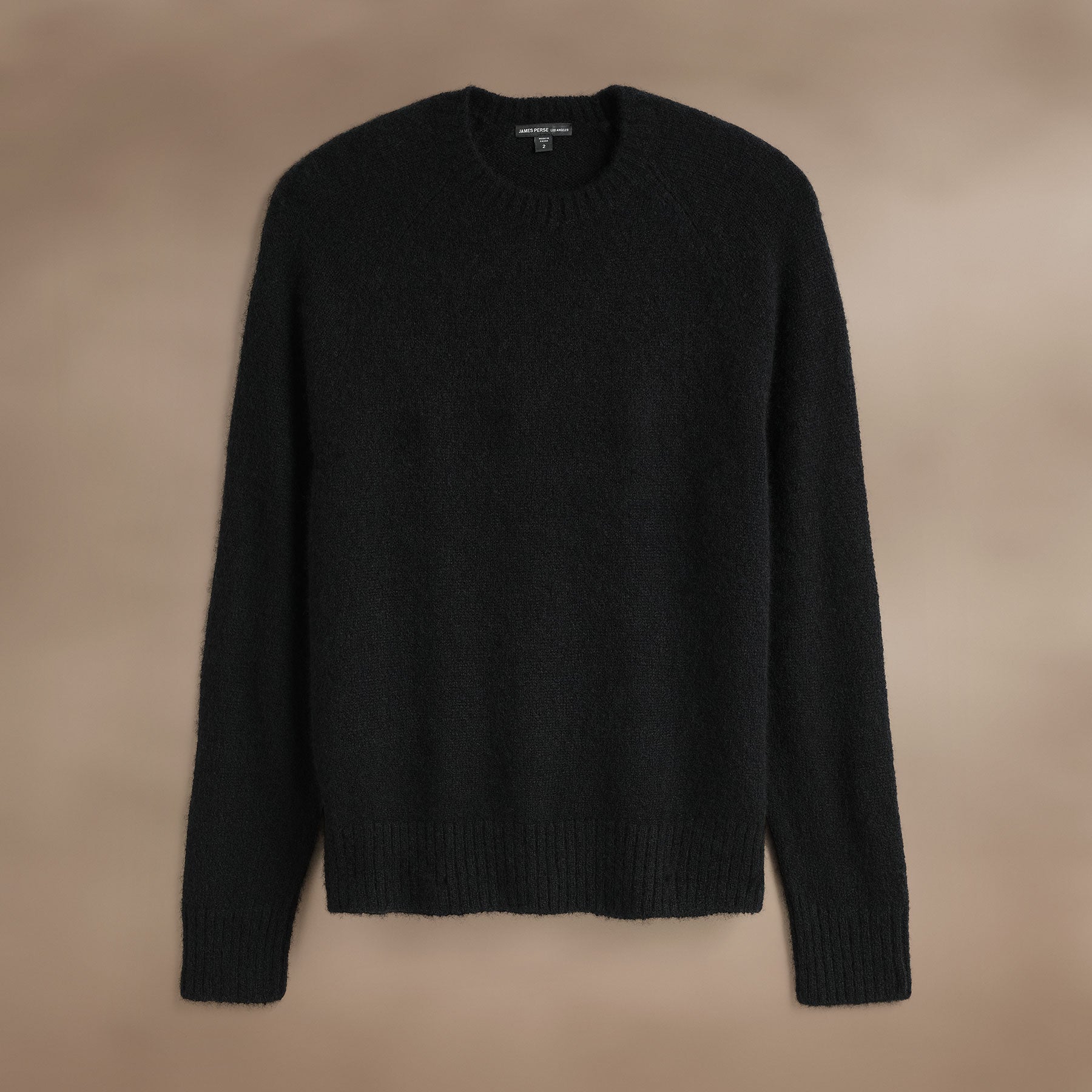 Lightweight Textured Cashmere Crew Neck Sweater for Women - True Black | Soft & Warm Winter Pullover for Casual Outfits & Office Wear