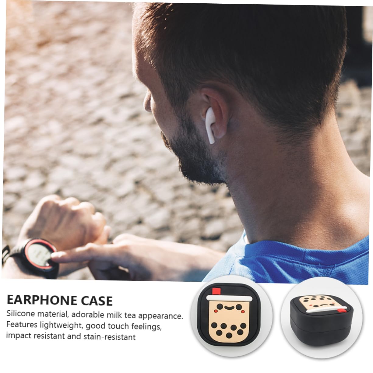 Angoily 3 Pack Silicone Headphone Case - Anti-Slip Protective Cover for Earbuds, Travel Storage Organizer | Compact Portable Design for AirPods, Wireless Earbuds & Headphones (Ideal for Gym, Travel & Daily Use)