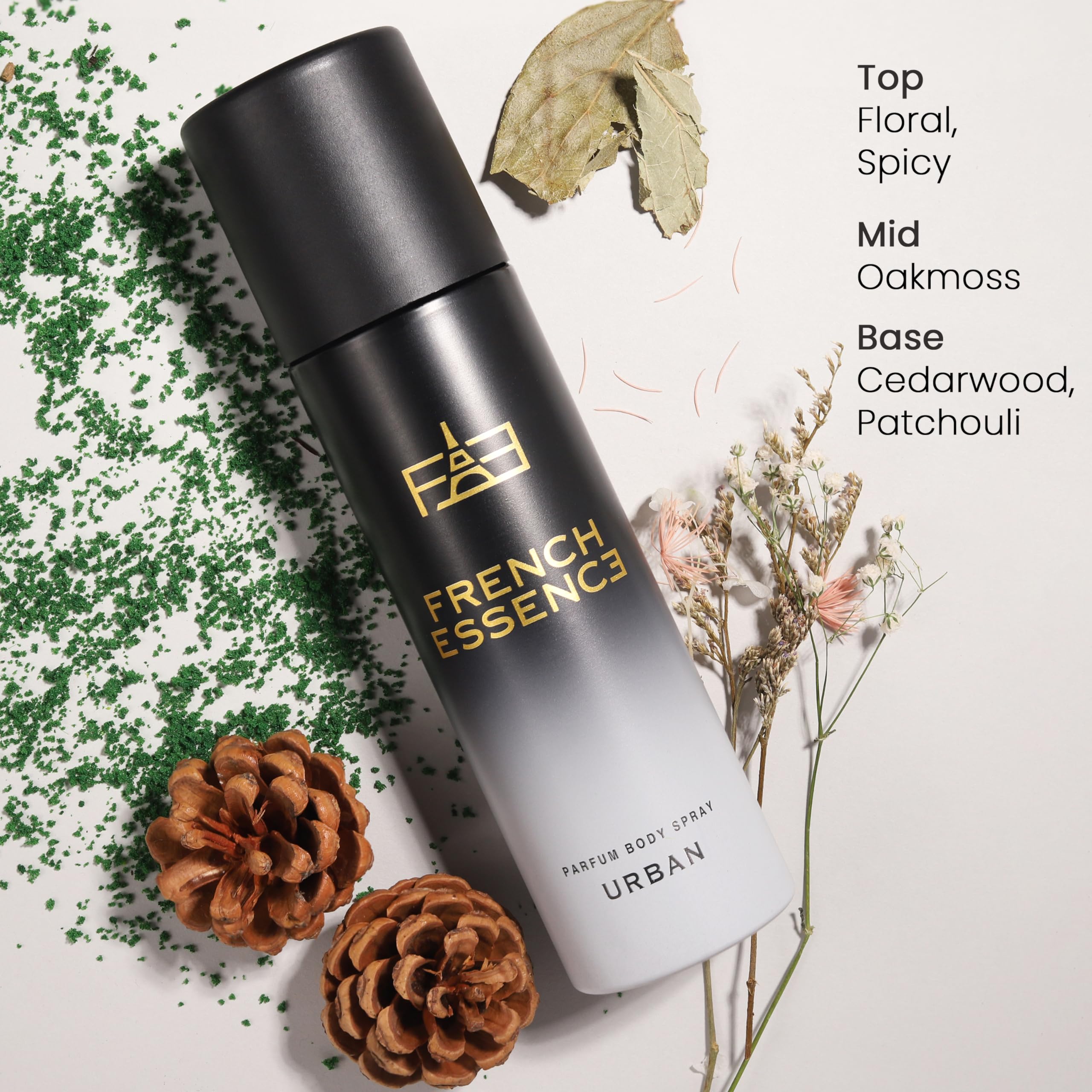FRENCH ESSENCE Men's Deodorant Spray - Long Lasting Fragrance, Fresh Urban Scent - 120ml (Pack of 3) | Body Spray for Daily Use, Gym, Work & Outdoor Activities