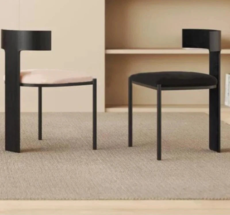 Italian Minimalist High-Sense Dining Chair - Modern Design for Kitchen, Dining Room & Office - Comfortable & Stylish Seating Solution for Home & Restaurant