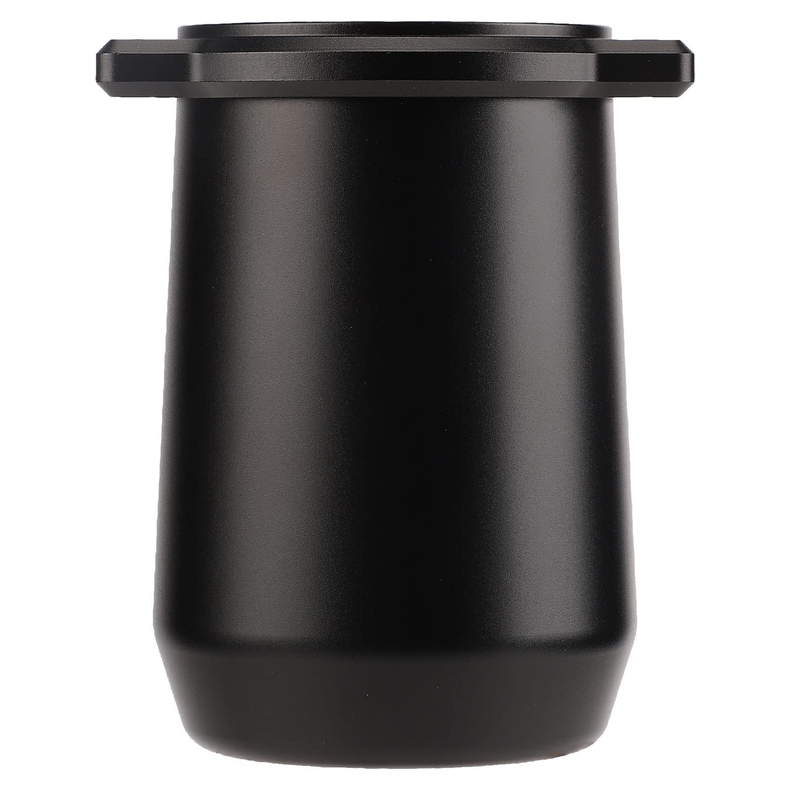 Premium 54mm Aluminum Alloy Coffee Powder Dosing Cup - Compact & Lightweight Anti-Flying Coffee Dosing Mug for Espresso Machines (Black) | Perfect for Baristas & Home Brewing | Reusable Coffee Accessory for Precise Dosing & Mess-Free Preparation