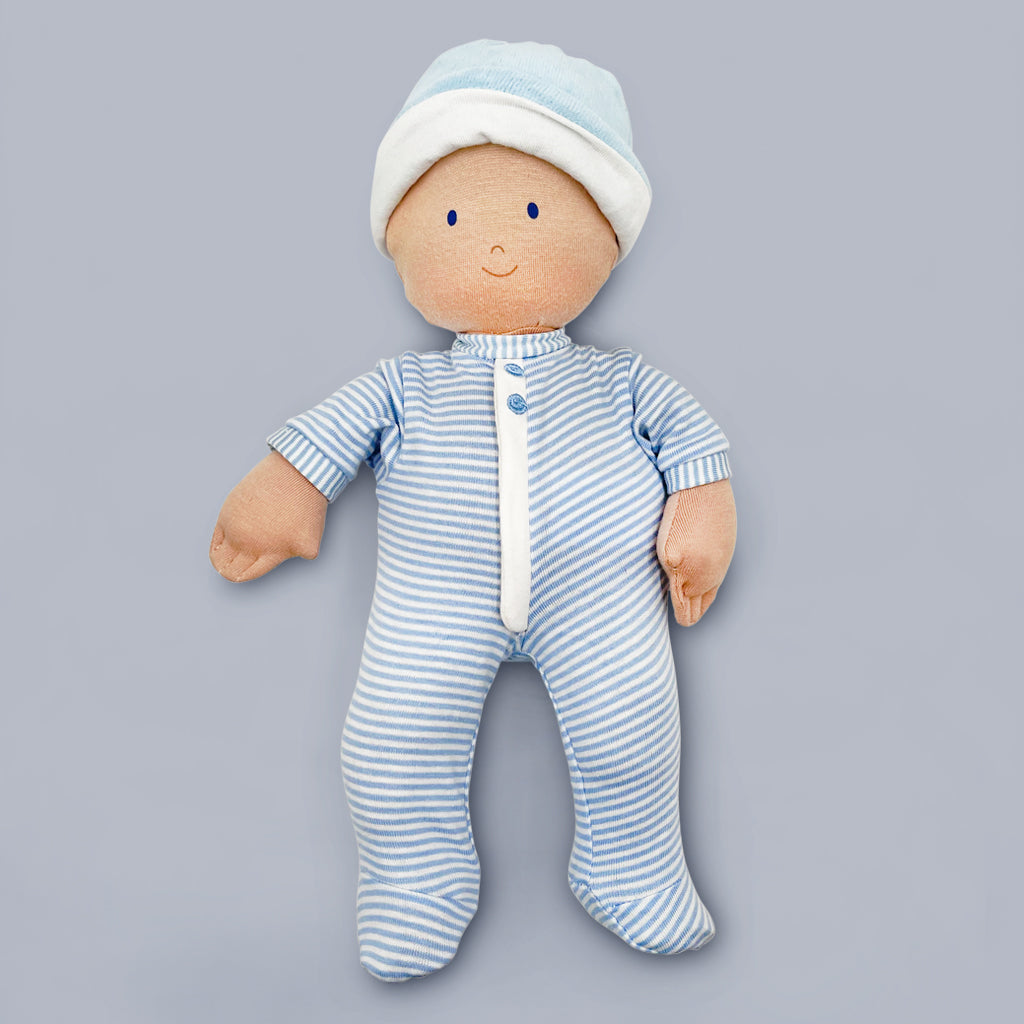 Adorable Baby Boy Rag Doll - Soft & Safe Handmade Plush Toy for Infants & Toddlers - Perfect for Nursery Decor, Gift Giving & Cuddling