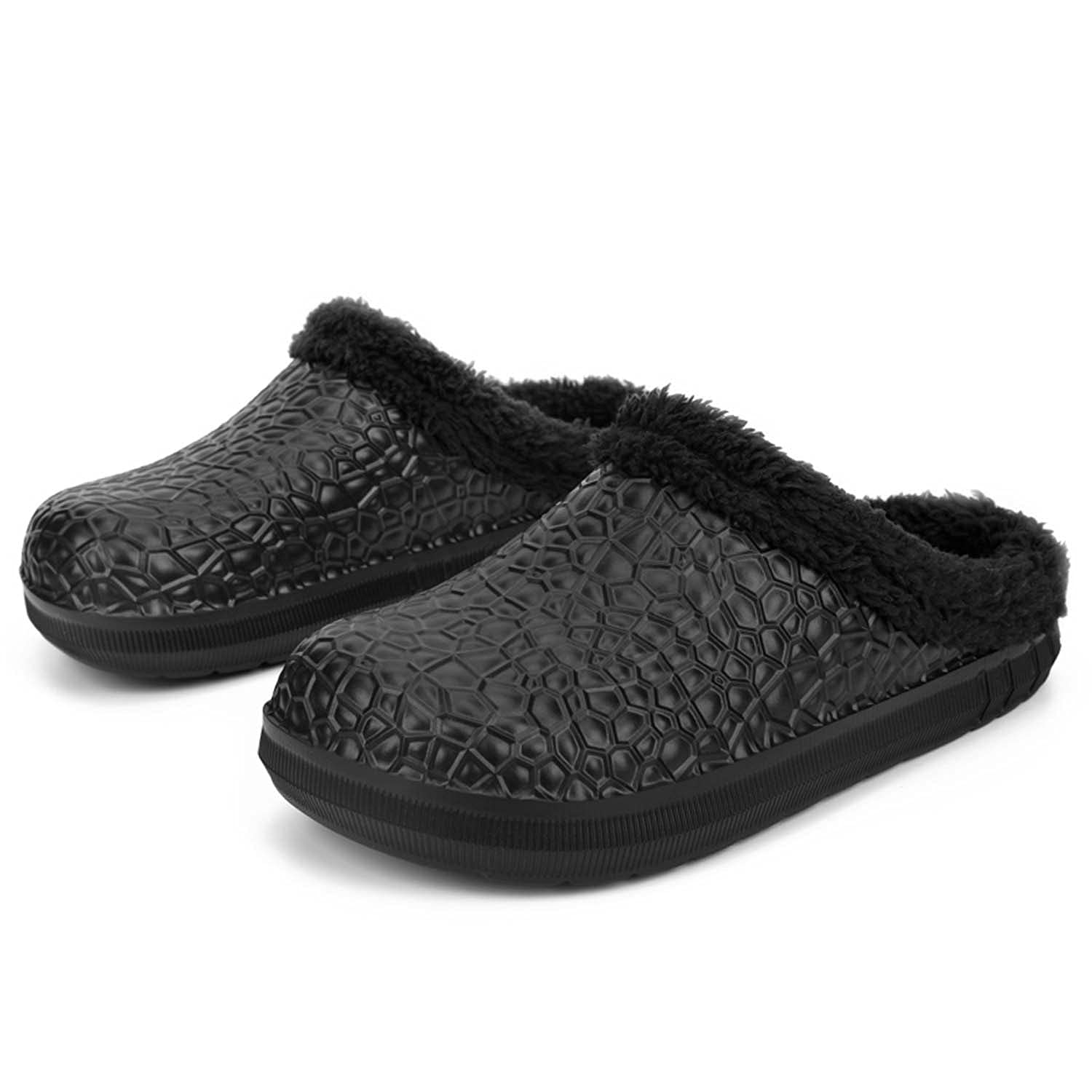 **CERYTHRINA Unisex Lined Clogs for Men & Women - Waterproof Indoor/Outdoor Garden Shoes with Cotton Lining - Comfortable Winter Slippers for Walking, Yard Work & Home Use**