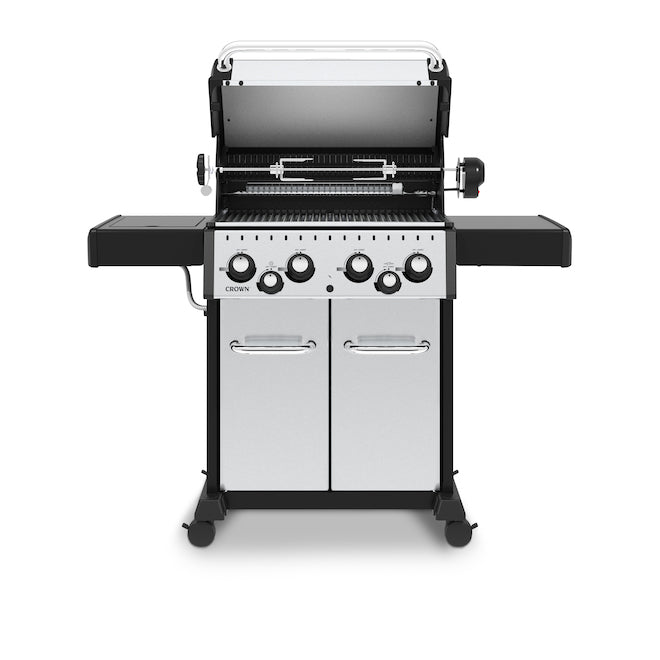 Broil King Crown S 490 Natural Gas BBQ Grill – High-Performance Outdoor Cooking for Backyard, Patio & Tailgating