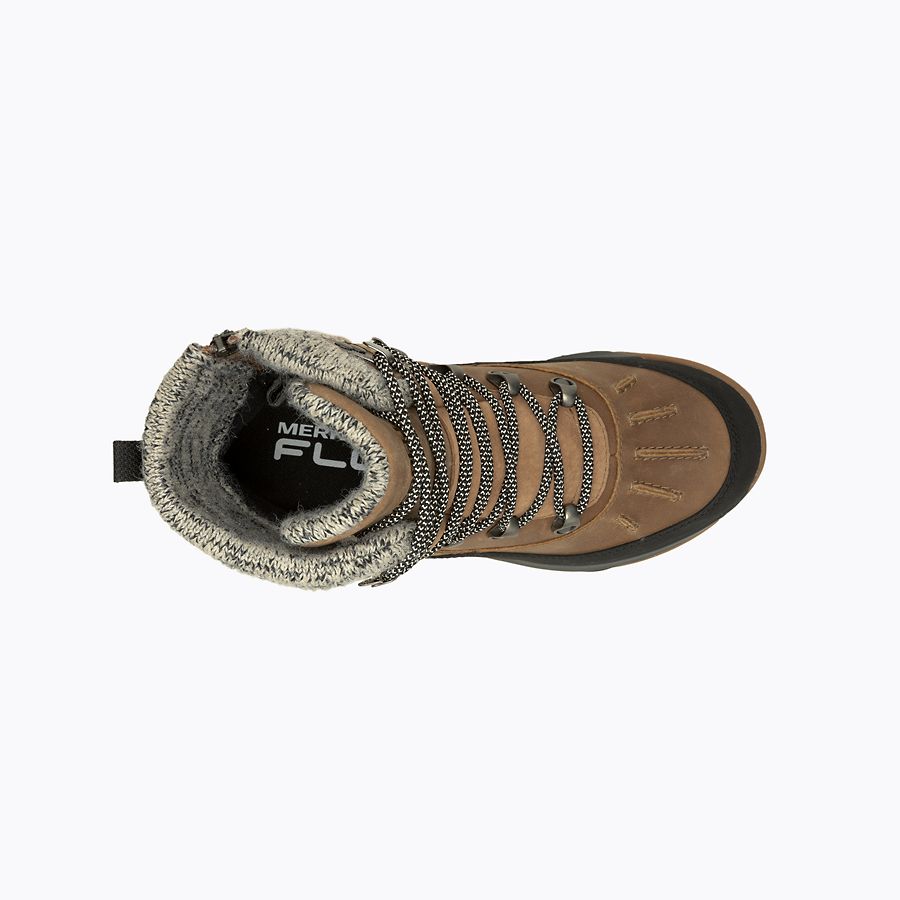 Merrell Siren 4 Thermo Mid Zip WP Waterproof Winter Hiking Boots for Women - Warm & Comfortable Snow Boots for Outdoor Adventures, Trail Walking & Cold Weather Activities