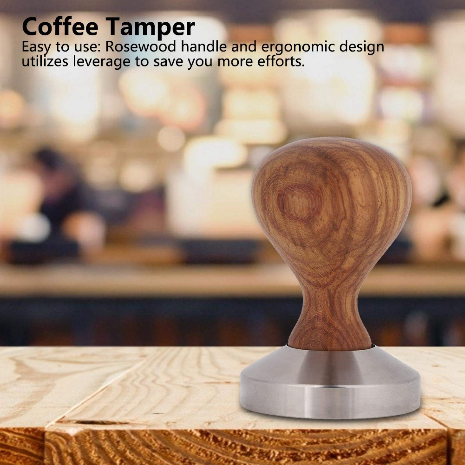 51mm Coffee Powder Press & Espresso Tamper - Professional Barista Tool for Consistent Brewing at Home or Cafe | Perfect for Espresso Machines, French Press & Moka Pots