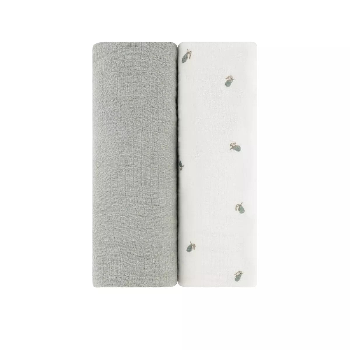 Ely's&Co. Soft Breathable Muslin Swaddle Blankets for Babies (2 Pack) - Perfect for Newborn Swaddling, Nursing Cover & Stroller Blanket