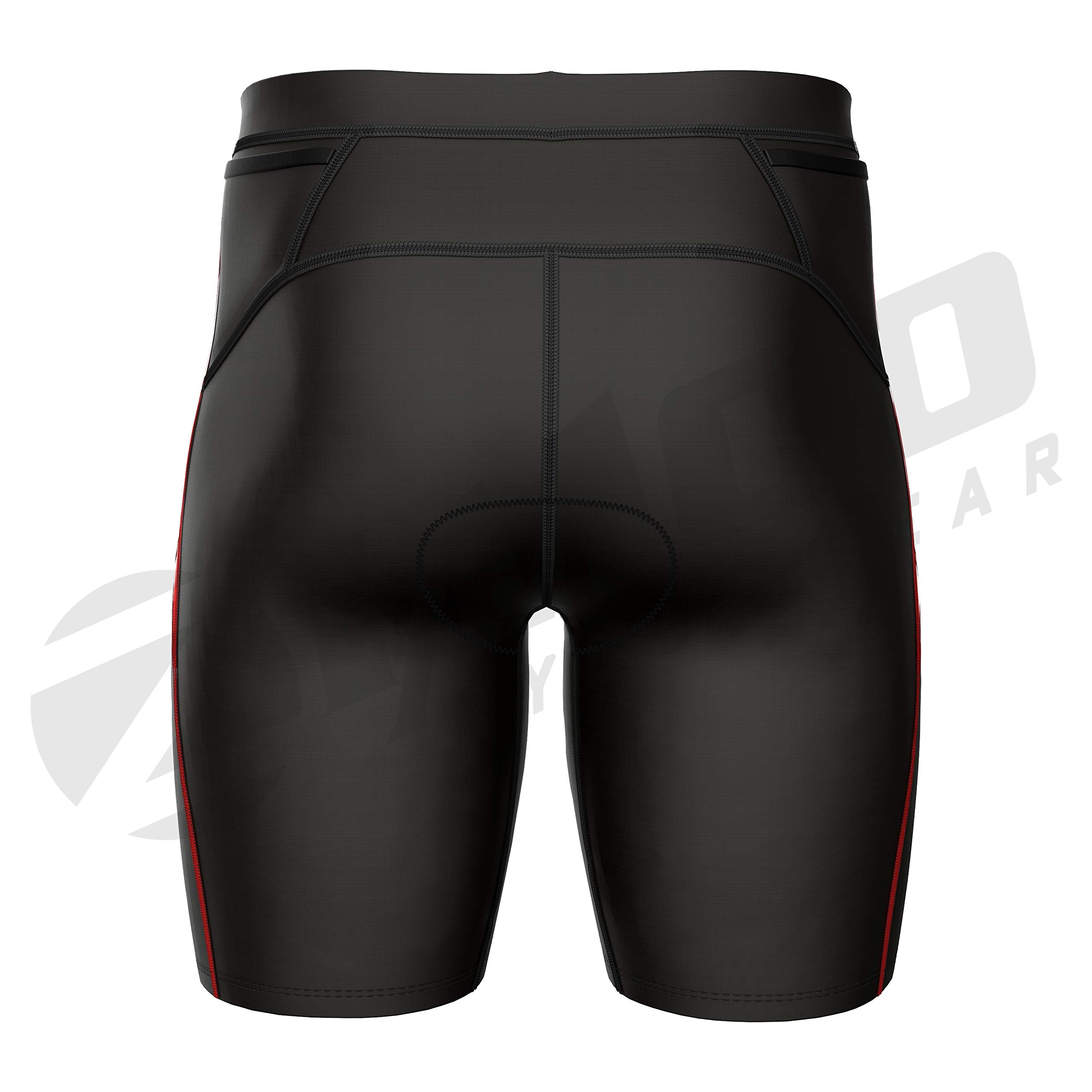 Zimco Men's Performance Triathlon Shorts - Padded Triathlon & Cycling Race Shorts for Comfort & Speed | Ideal for Triathlons, Cycling Races & Endurance Training