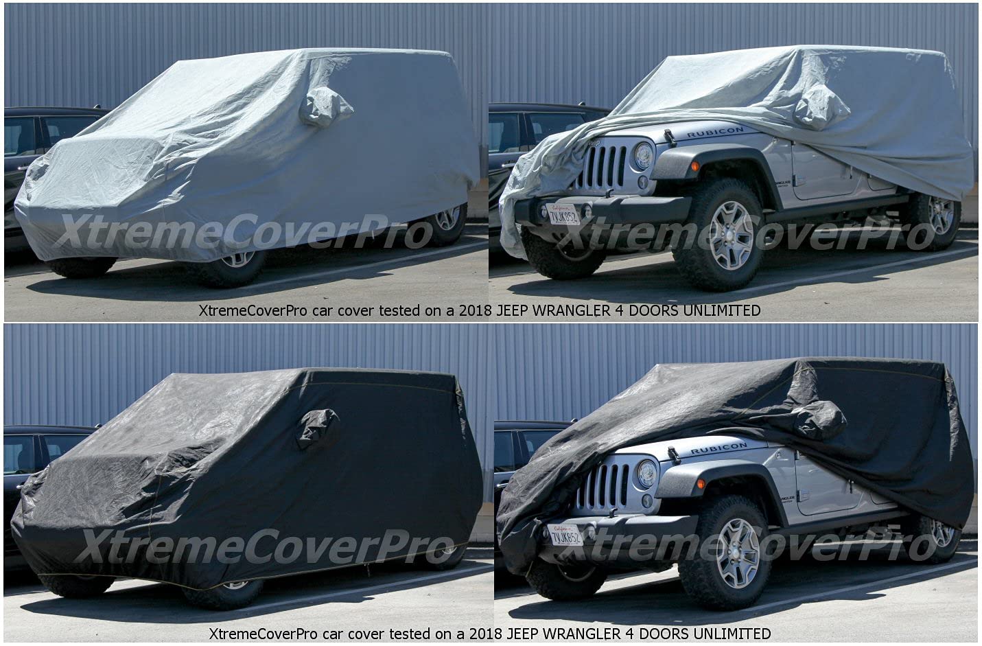 Premium Waterproof Car Cover for 2017-2025 Jeep Wrangler 2-Door | XTREMECOVERPRO Platinum Series | All-Weather Protection | UV Resistant & Dustproof | Perfect for Outdoor Parking & Winter Storage