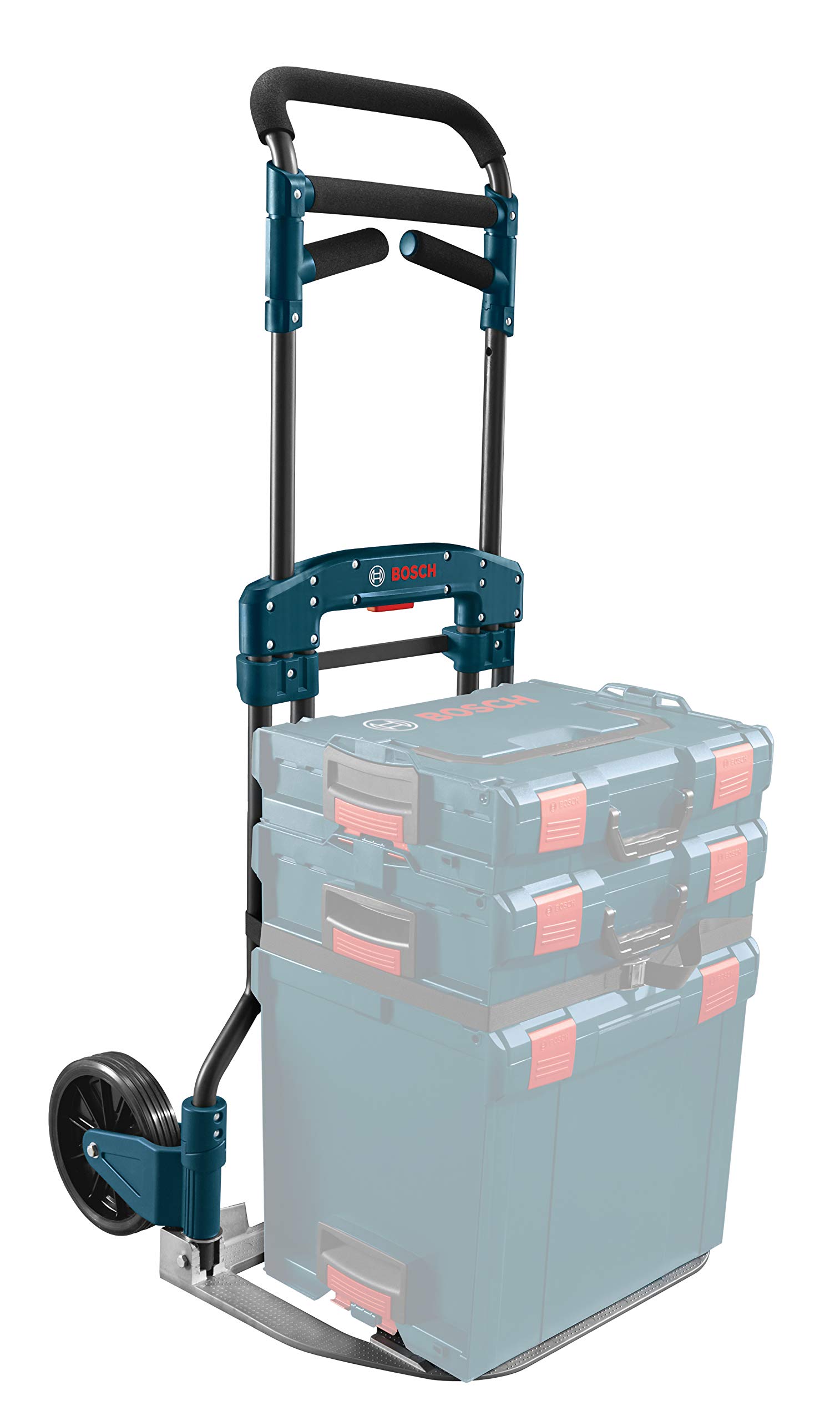 Bosch XL-CART Click and Go Storage System - Compatible with L-Boxx Cases | Portable Tool Organizer for Construction Sites, Workshops & DIY Projects