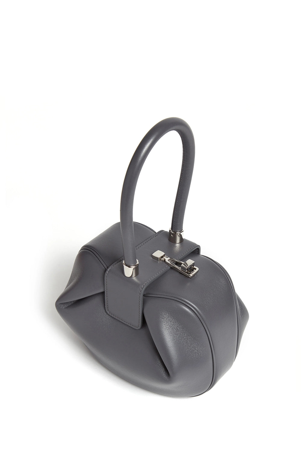 Premium Nina Bag in Charcoal Nappa Leather - Stylish Women's Handbag for Work, Travel & Everyday Use