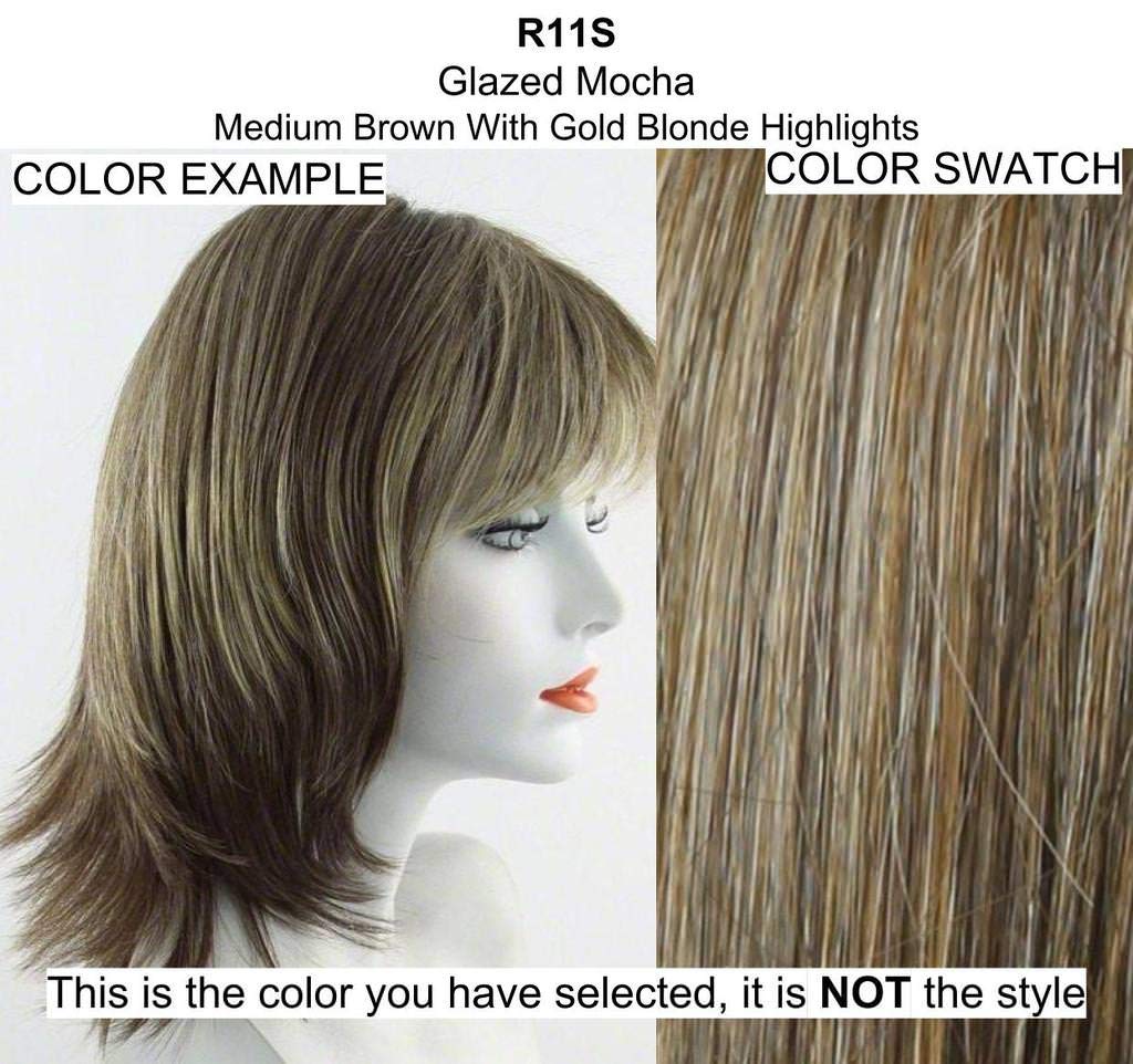 Raquel Welch Salsa Large Wig Bundle - 4 Items (Wig, Q&A Booklet, Synthetic Shampoo & Wide Tooth Comb) - Color R11S - Perfect for Cosplay, Halloween & Everyday Styling