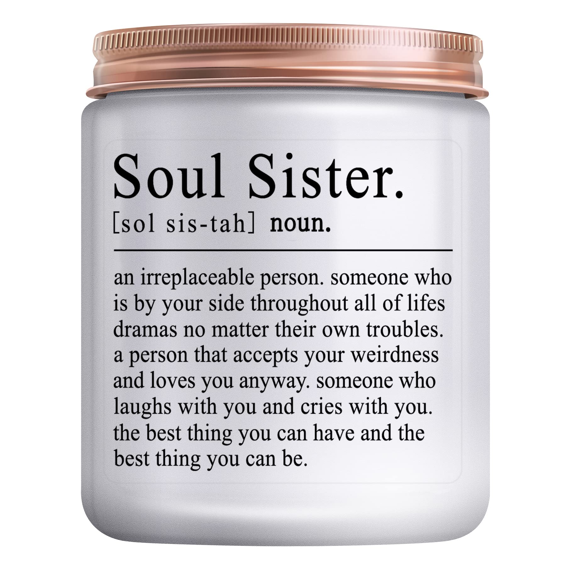 Funny Sister Gifts - Lavender Scented Candle for Sister-in-Law, Mom, BFF, Boss & Colleagues | Perfect Christmas, Thanksgiving, Mother's Day & Birthday Present | Relaxing Aromatherapy for Home & Office