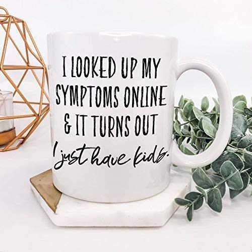 Mom Mug - 'I Just Have Kids' Funny Coffee Mug 11OZ - Perfect Gift for Mothers, Teachers & Busy Moms - Great for Coffee, Tea & Hot Chocolate at Home or Office