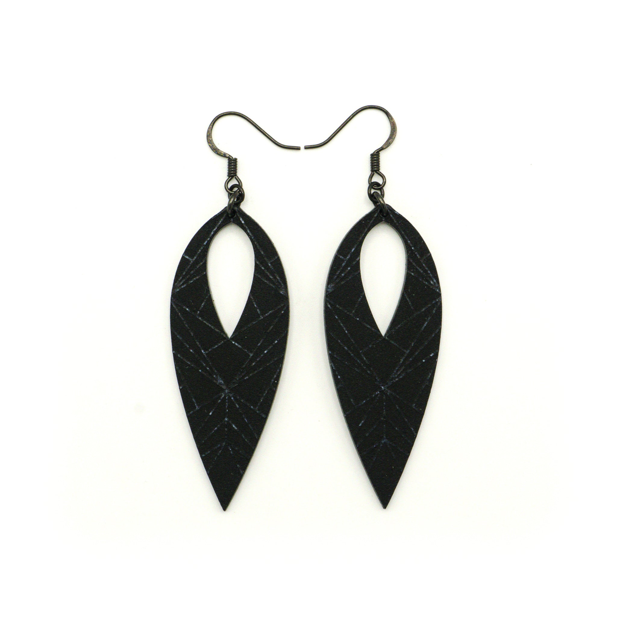 Nativas 05R Black Galaxy Acrylic Earrings for Women - Stylish & Lightweight Dangle Earrings for Parties, Weddings & Everyday Wear
