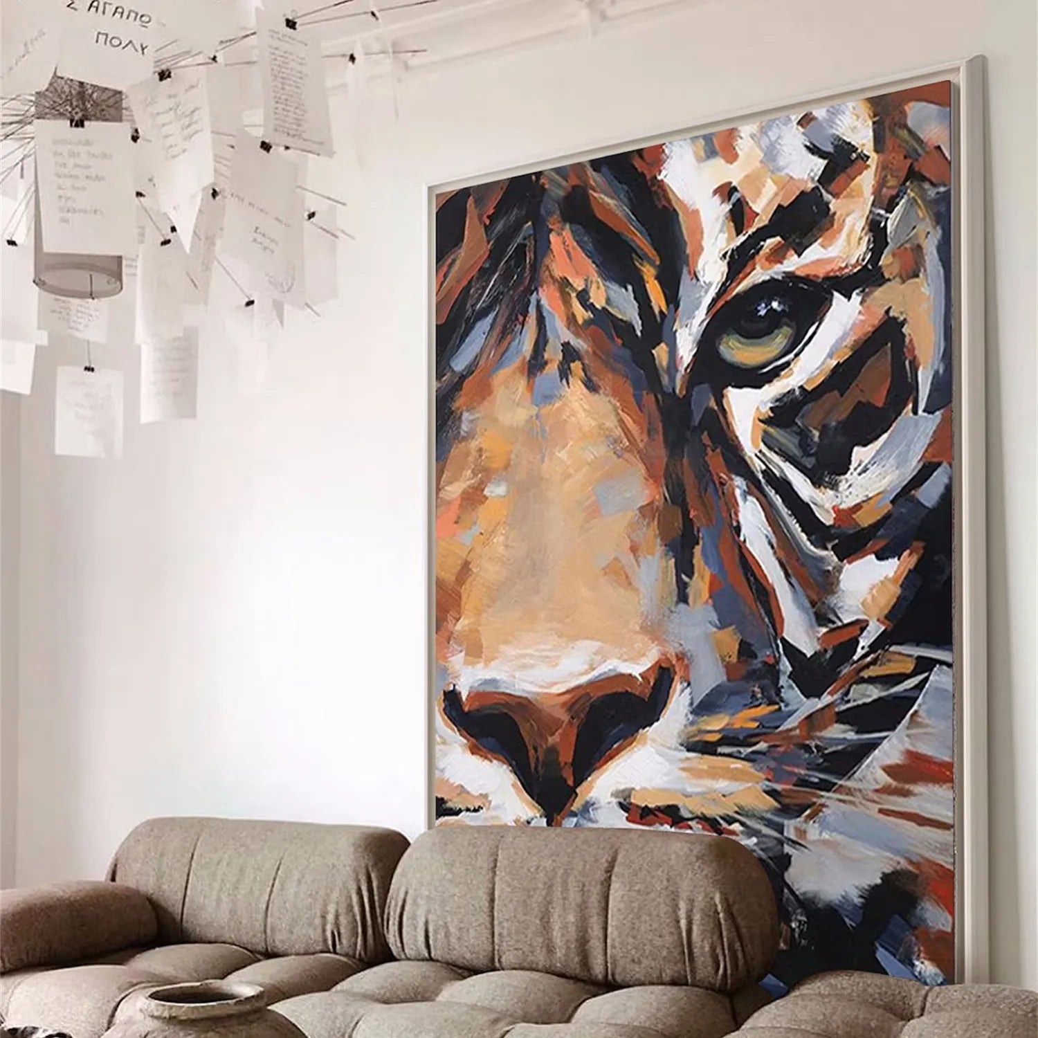 Animal Art Painting #AP071 - Handmade Canvas Wall Decor for Home & Office | Perfect for Living Room, Bedroom, or Gift