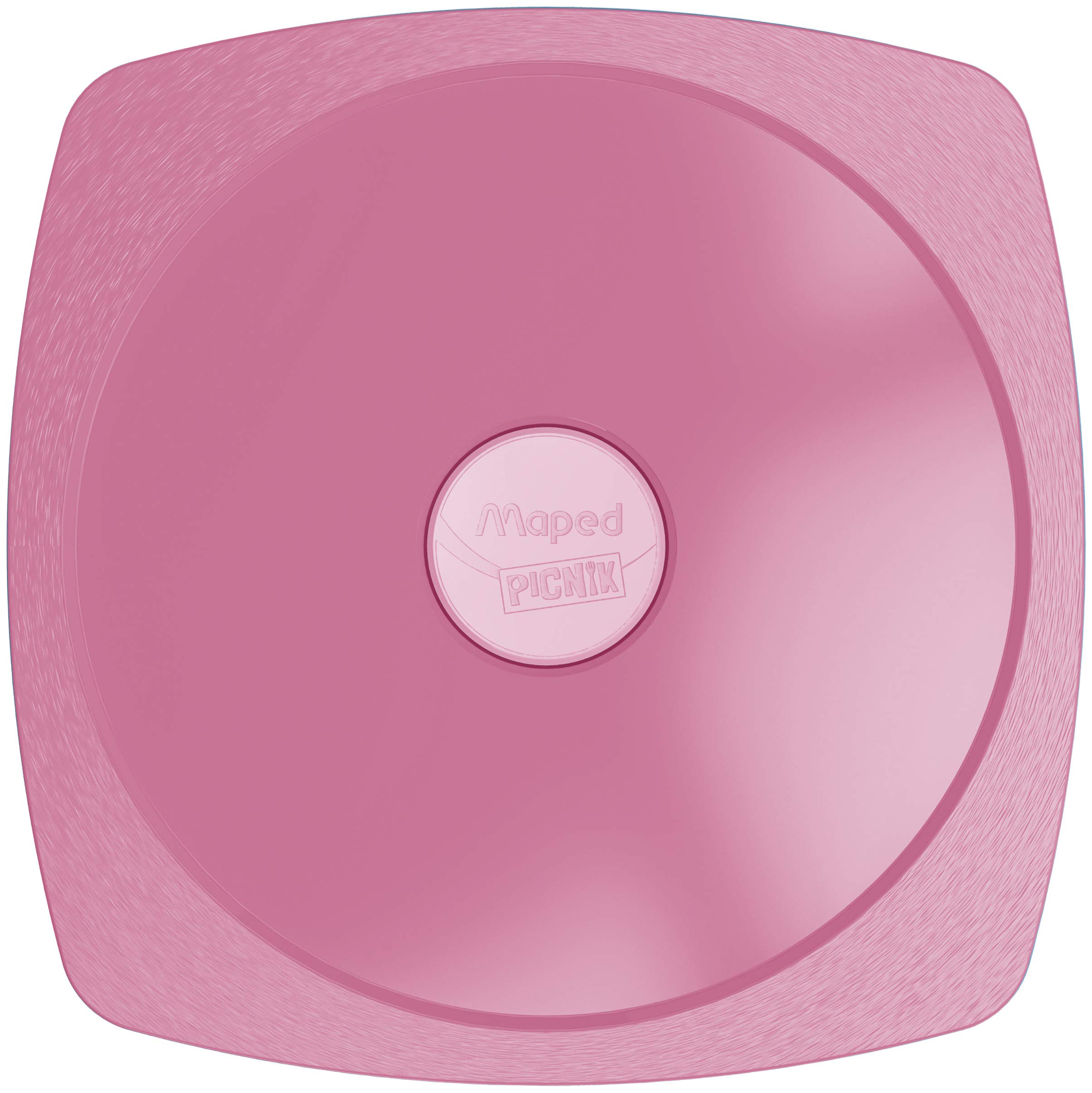 Leakproof Adult Lunch Plate - BPA-Free, Durable & Spill-Proof Dishware for Office, Travel & Home Use - Elegant Rose Design (One Size)