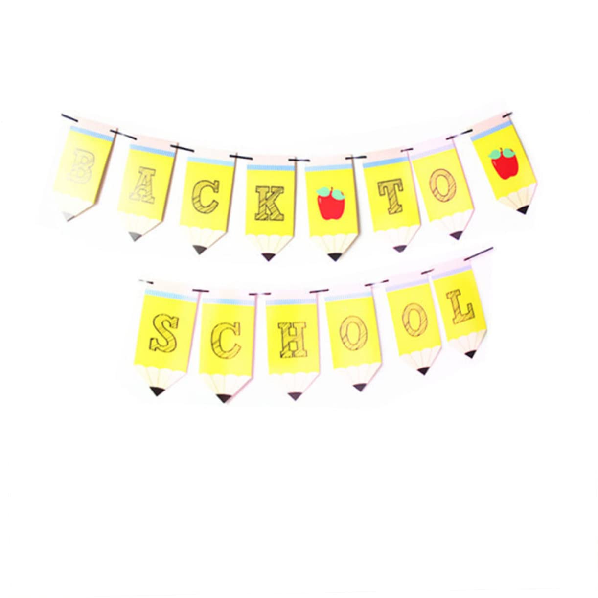 Parliky Back to School Banner - First Day of School Hanging Flag Decorations for Classroom, Party & Home Decor | Perfect for School Parties, Classroom Celebrations & Welcome Events