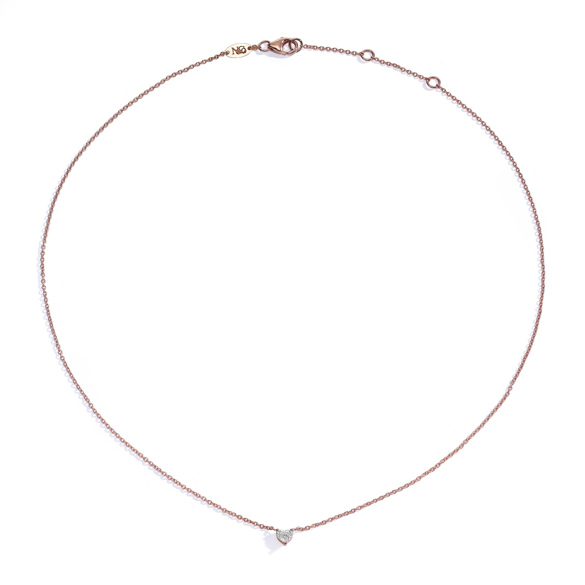 Exquisite Heart-Shaped Diamond Necklace for Women - Elegant 14K Gold Pendant Gift for Valentine's Day, Anniversary & Special Occasions