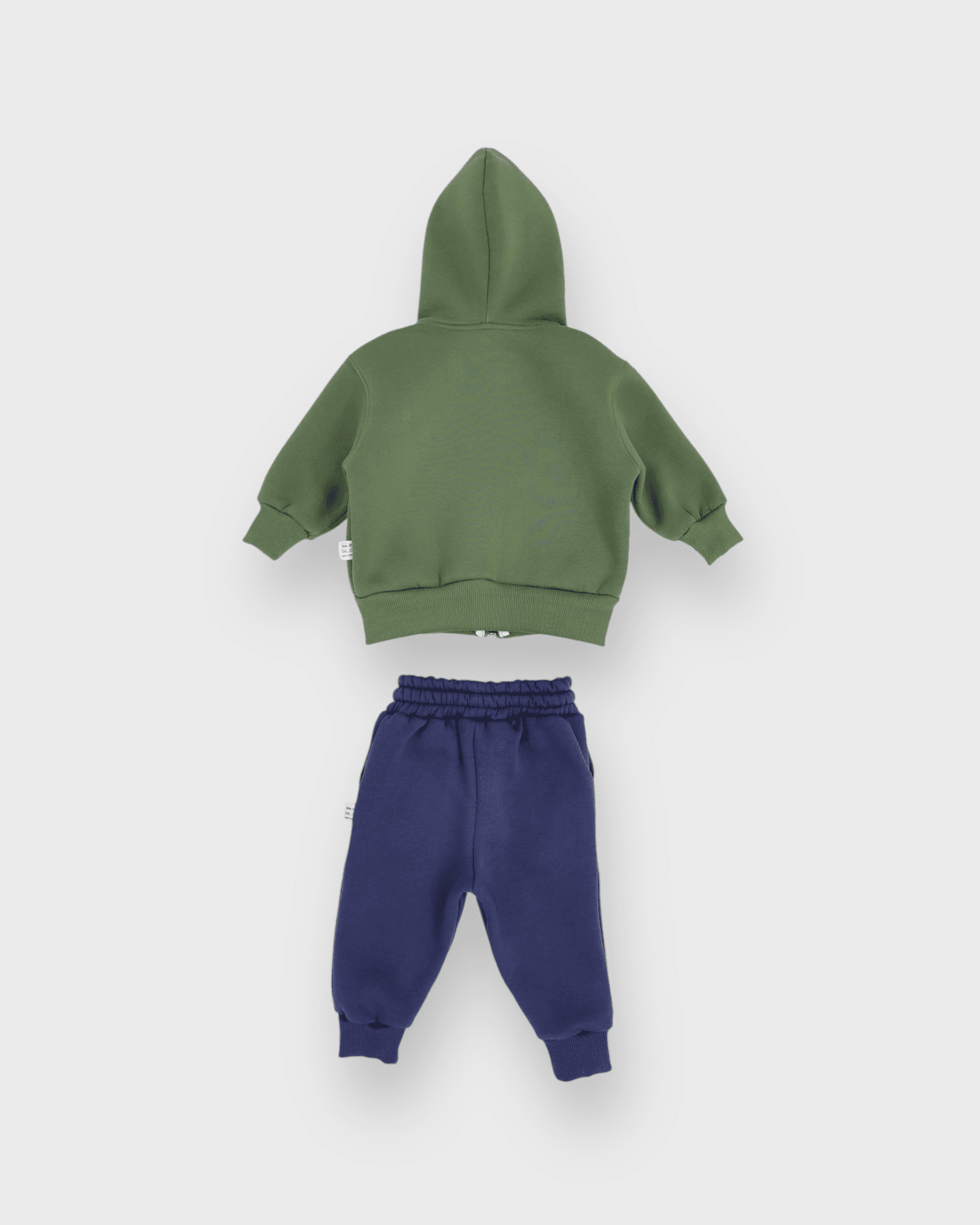 Baby Zipper Hoodie and Jogger Set - Soft Cotton Kids Loungewear for Playtime & Nap Time