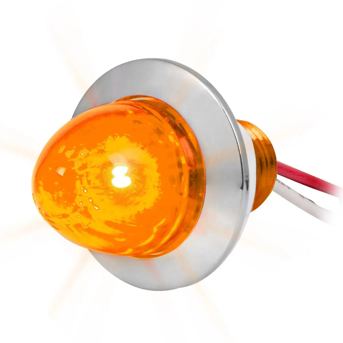 Grand General Mini Amber Watermelon Light - LED Decorative Light for Home, Garden, Party, and Outdoor Decor | Watermelon-Shaped Amber Glow for Cozy Ambiance