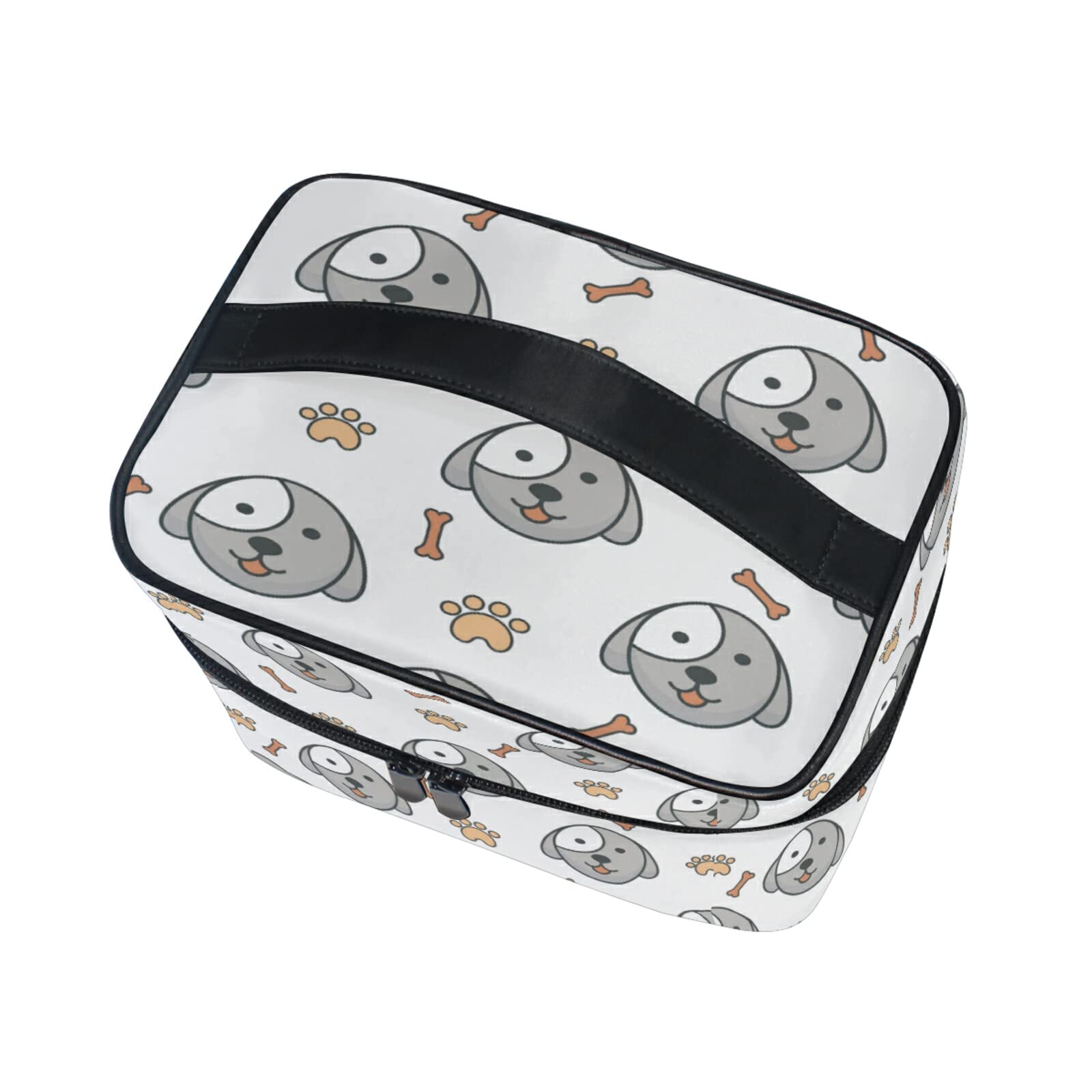 Adorable Pet-Themed Makeup Bag for Women - Cute Dog Bone Cosmetic Pouch & Travel Toiletry Organizer | Perfect for Travel, Gym, and Daily Beauty Essentials Storage