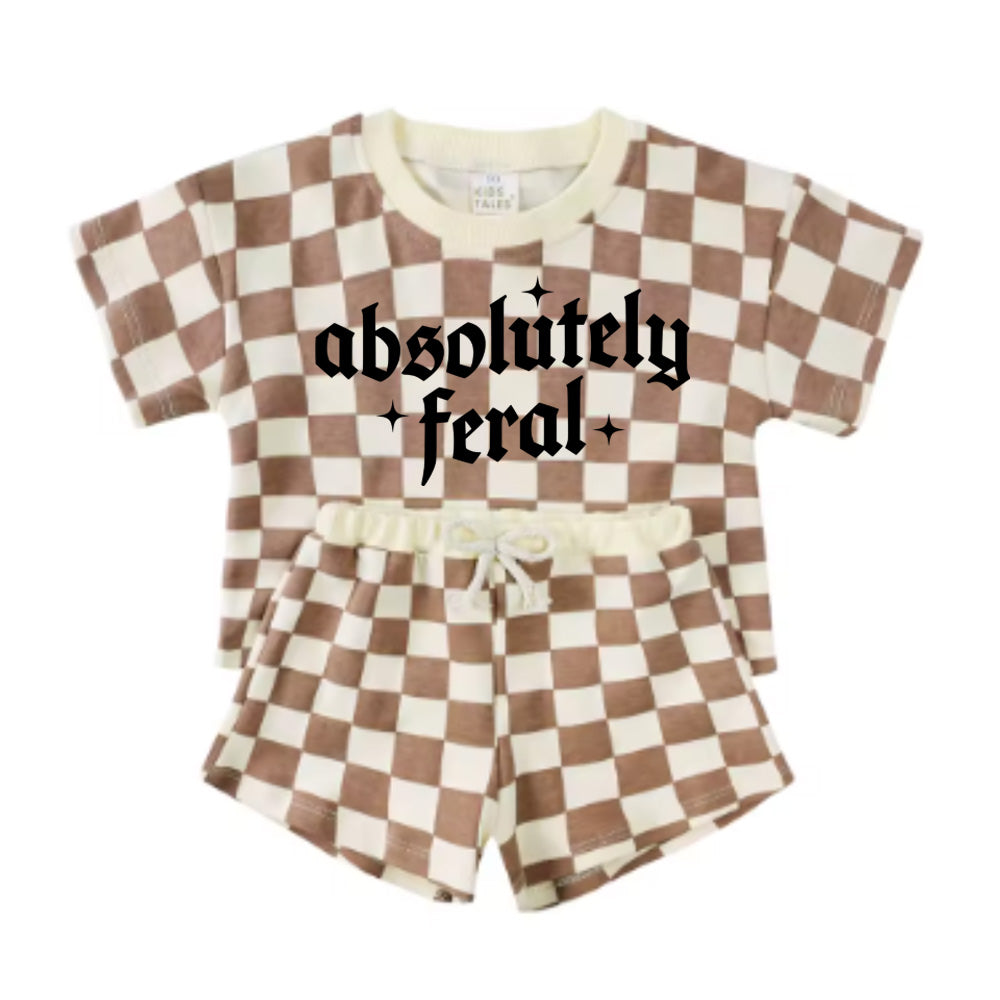 Absolutely Feral Sun n' Fun 2 Piece Swimsuit Set - Trendy Bikini for Beach, Pool & Summer Vacations