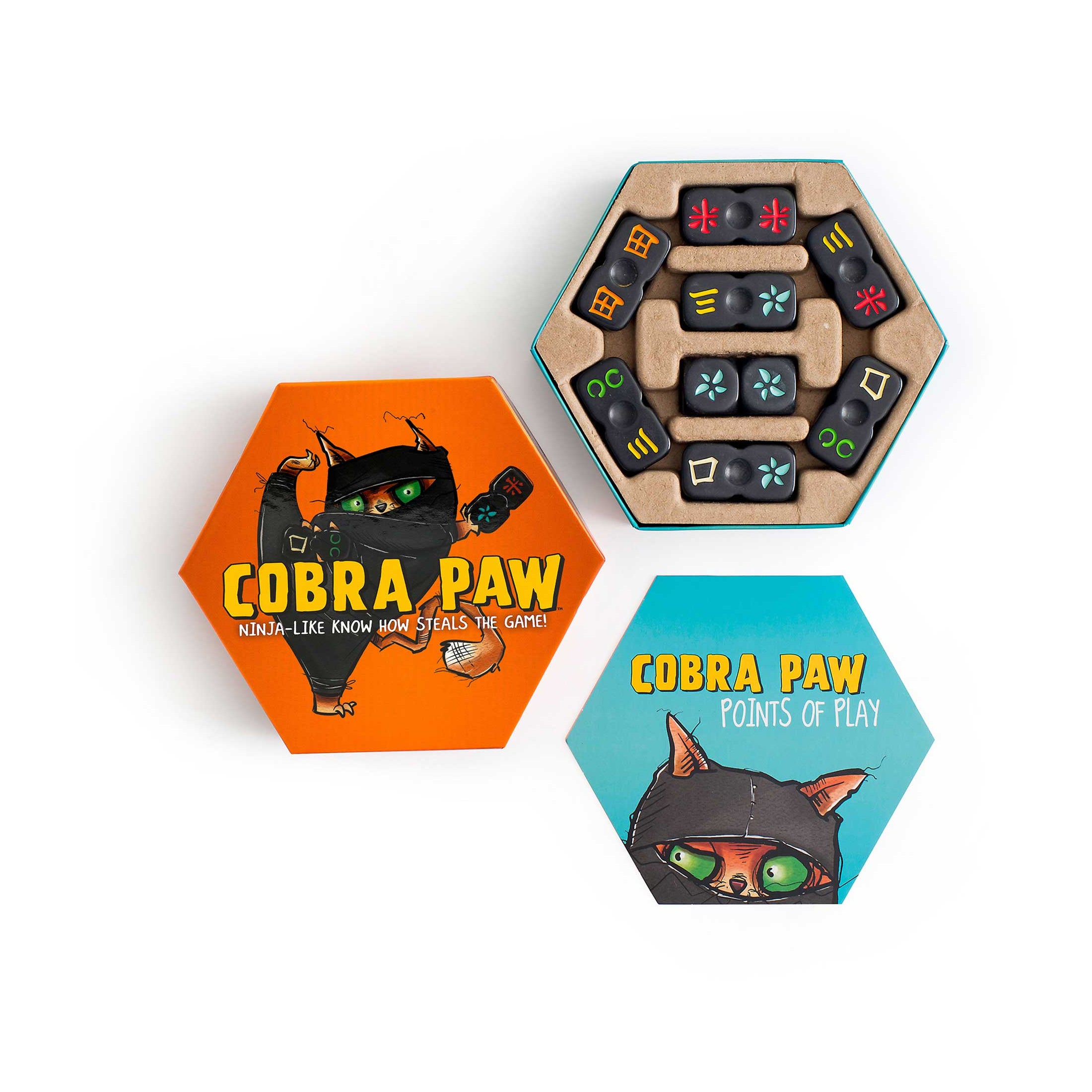 Cobra Paw Ninja Challenge Tile Snatching Board Game - Fun Family Game Night for Kids & Adults - Perfect for Parties, Gifts & Indoor Activities