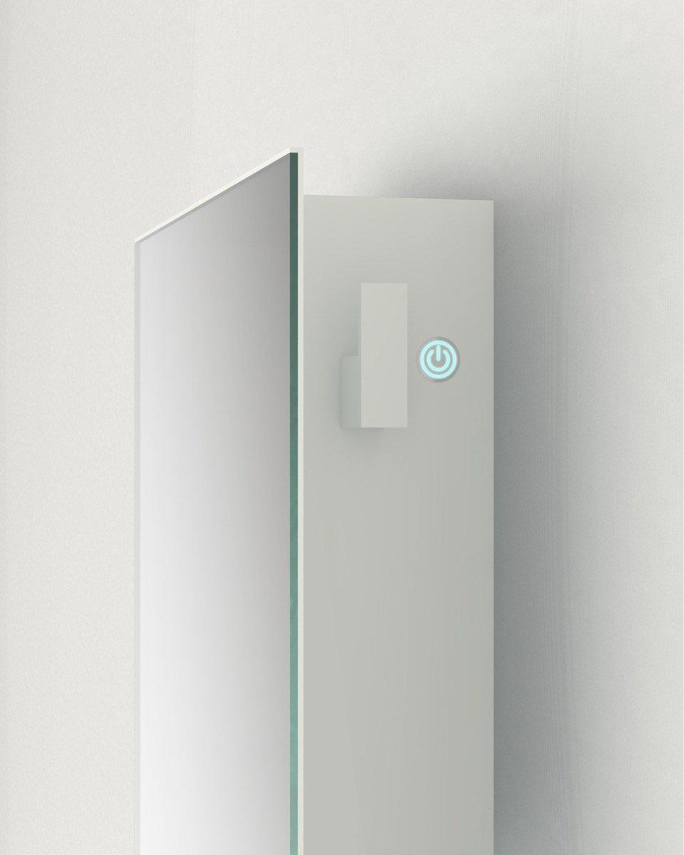 Mg12 Geometrici Superslim Towel Warmer - 14W x 55H - Fast Heating Bathroom Essential for Spa, Hotel & Home Luxury