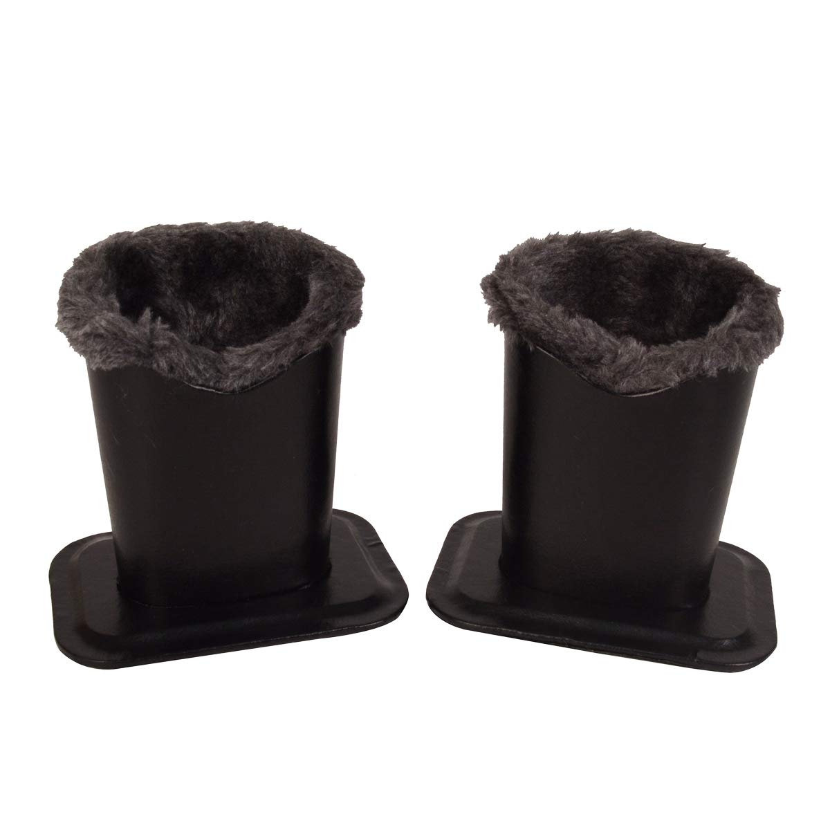 Baitaihem 2 Pack Soft Plush Lined Eyeglasses Holder Stand - Protective Glasses Case for Desk & Nightstand Organizer - Perfect for Office, Bedroom, and Travel Accessories