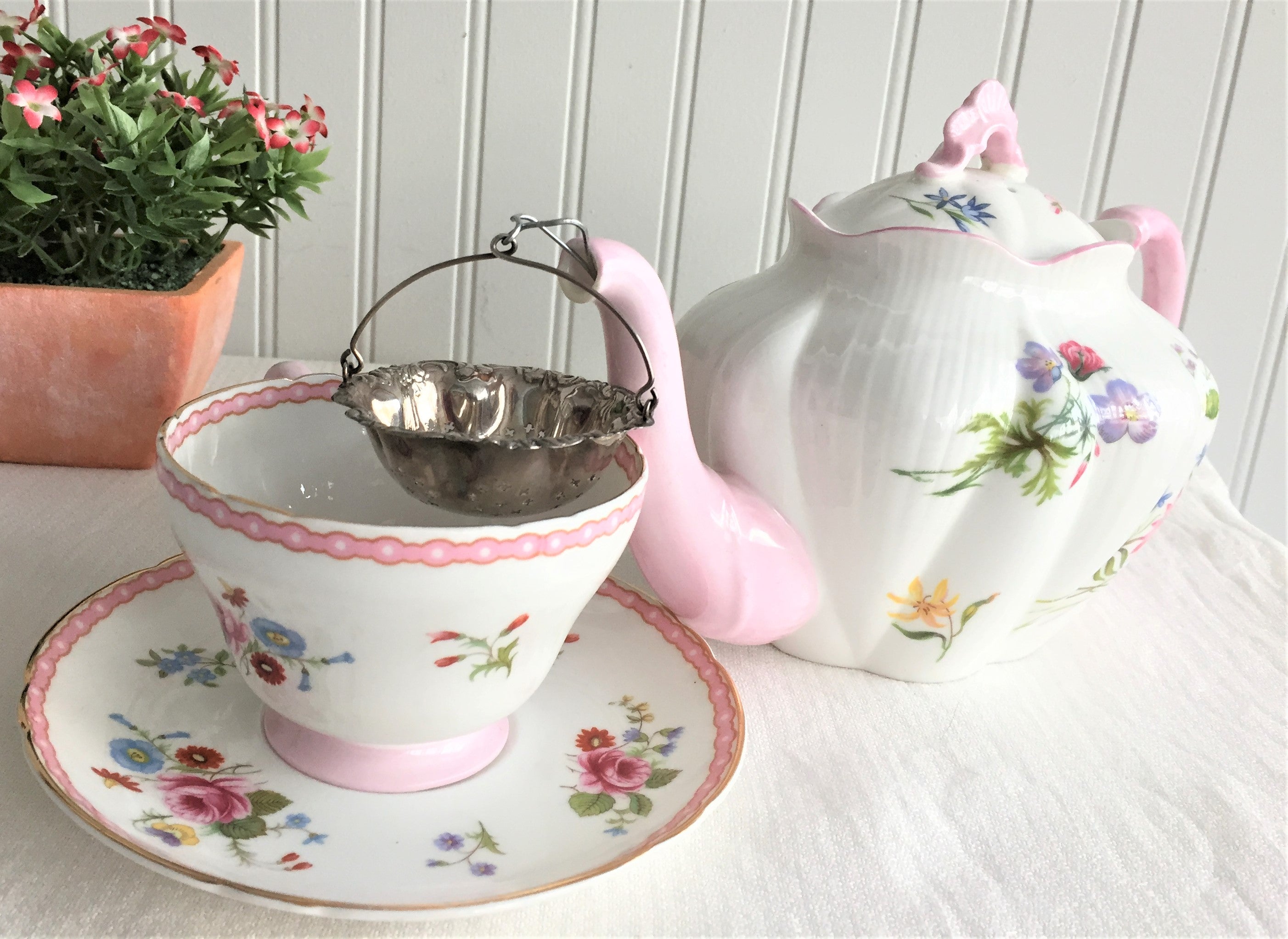 Antique Sterling Silver Teapot Spout Strainer - Victorian Tea Leaf Catcher by Maltby Stevens (1890s) - Perfect for Loose Leaf Tea Brewing & Vintage Tea Party Decor
