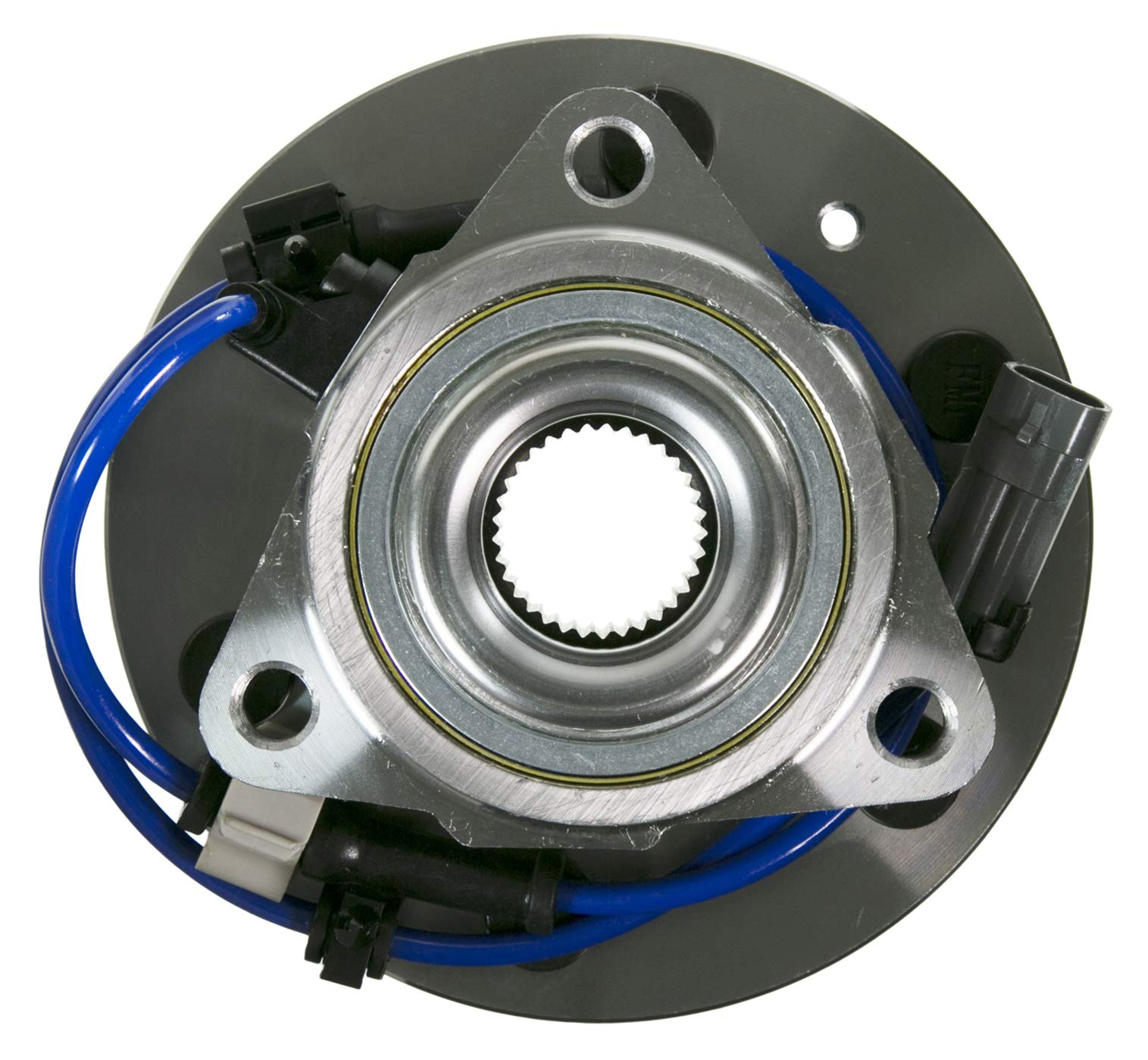 MOOG 515036 Wheel Bearing and Hub Assembly Replacement for Chevy Silverado 1500 2007-2018 - Front & Rear Axle, Off-Road & Towing Use