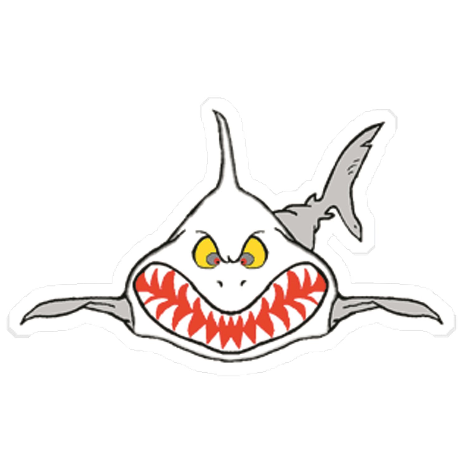 Sharky Sticker - Premium Waterproof Vinyl Decals for Laptops, Cars & DIY Crafts - Perfect for Kids Rooms, Water Bottles & Skateboards